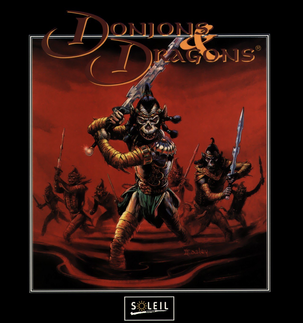 Portada ampliada de Dungeons & Dragons