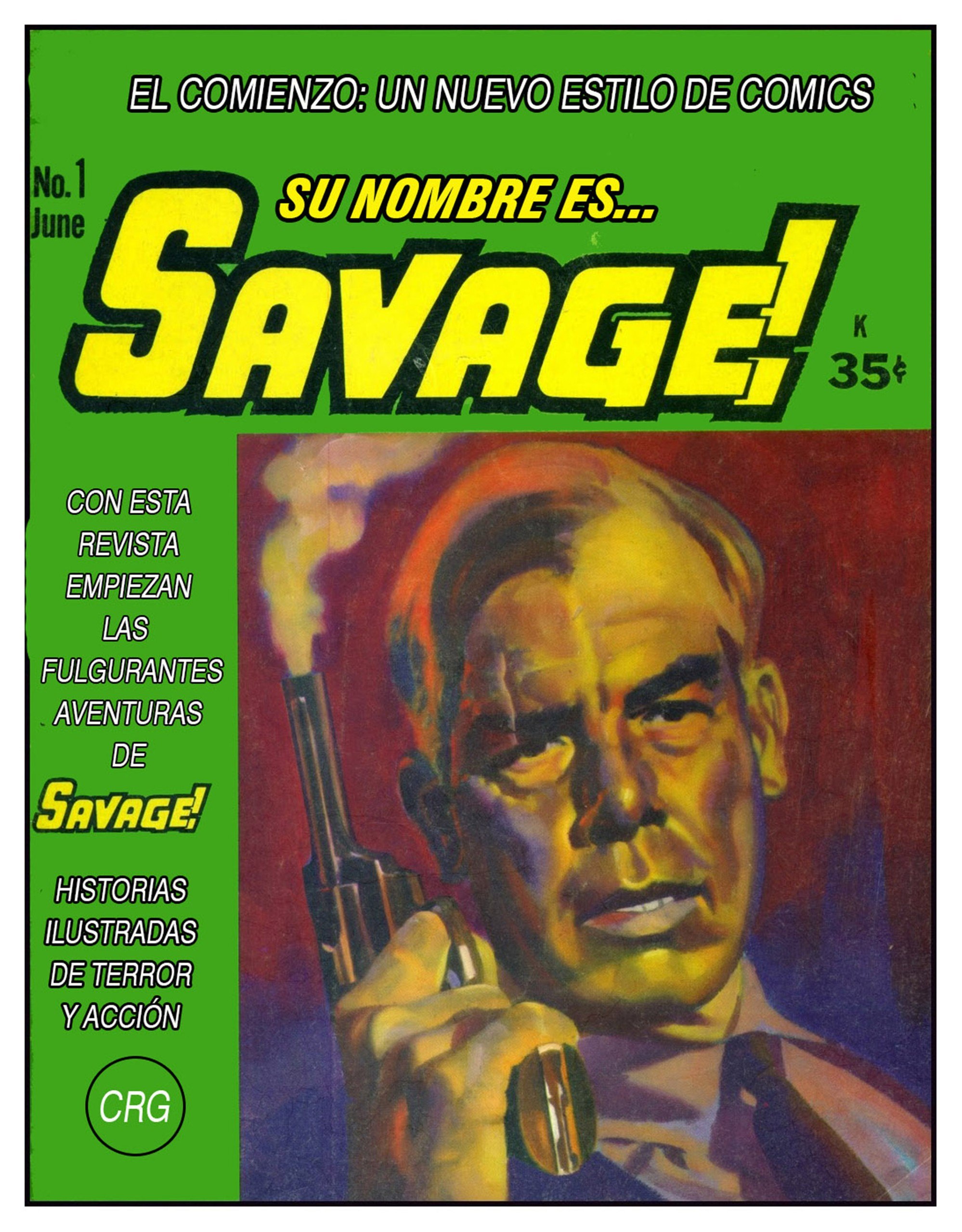Portada ampliada de SU NOMBRE ES... SAVAGE!