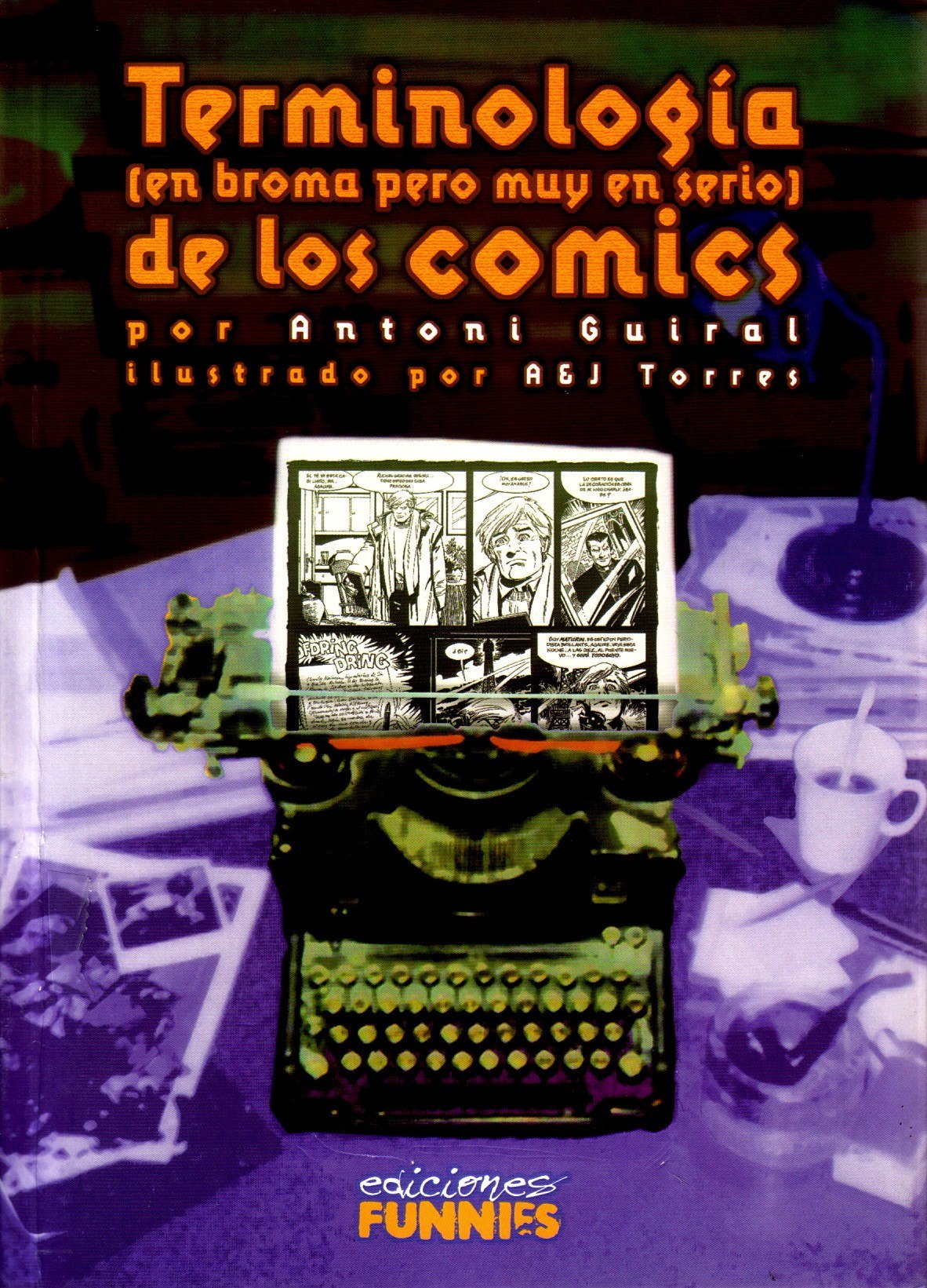 Portada ampliada de Terminologia (en broma pero muy en serio) de los comics