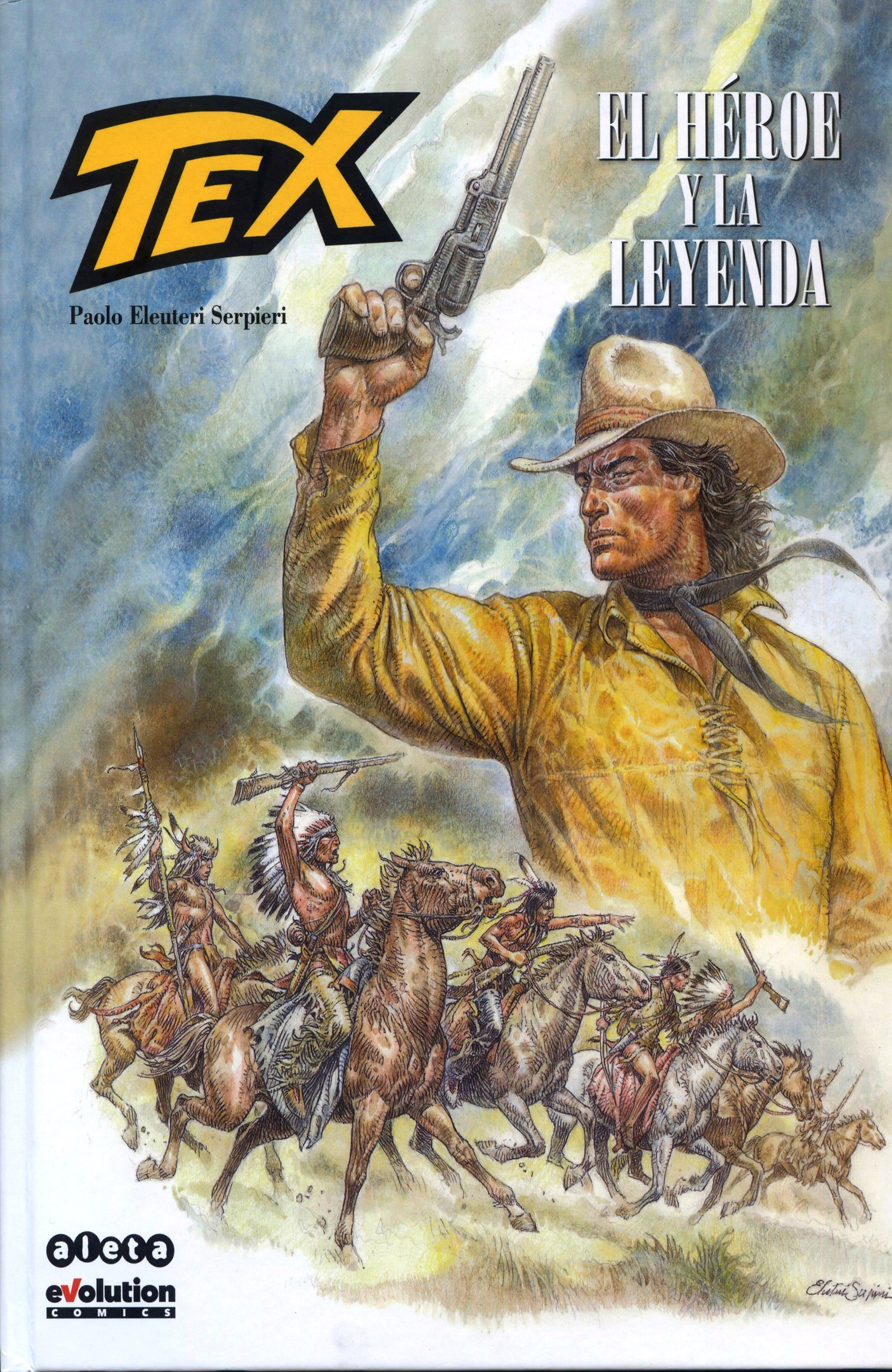 Portada ampliada de EL HÉROE Y LA LEYENDA