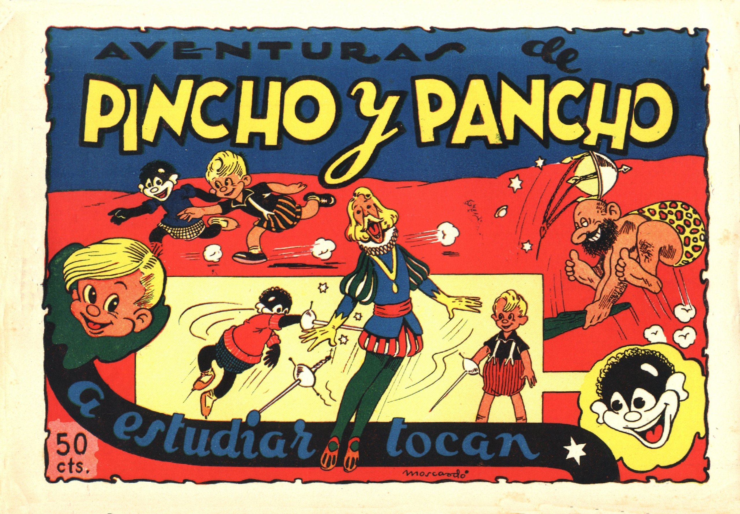 Portada ampliada de AVENTURAS de PINCHO y PANCHO