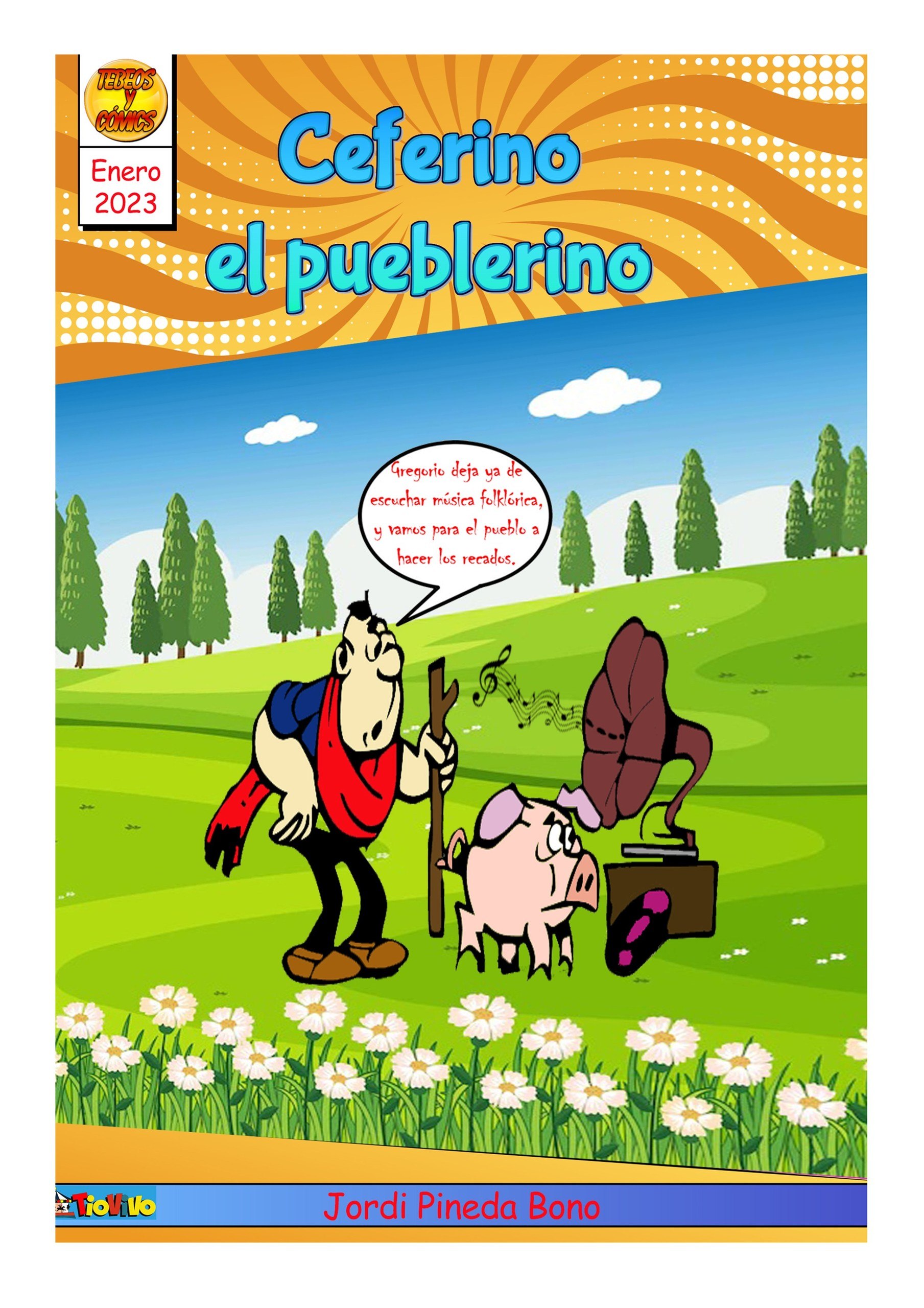 Portada ampliada de Ceferino el pueblerino