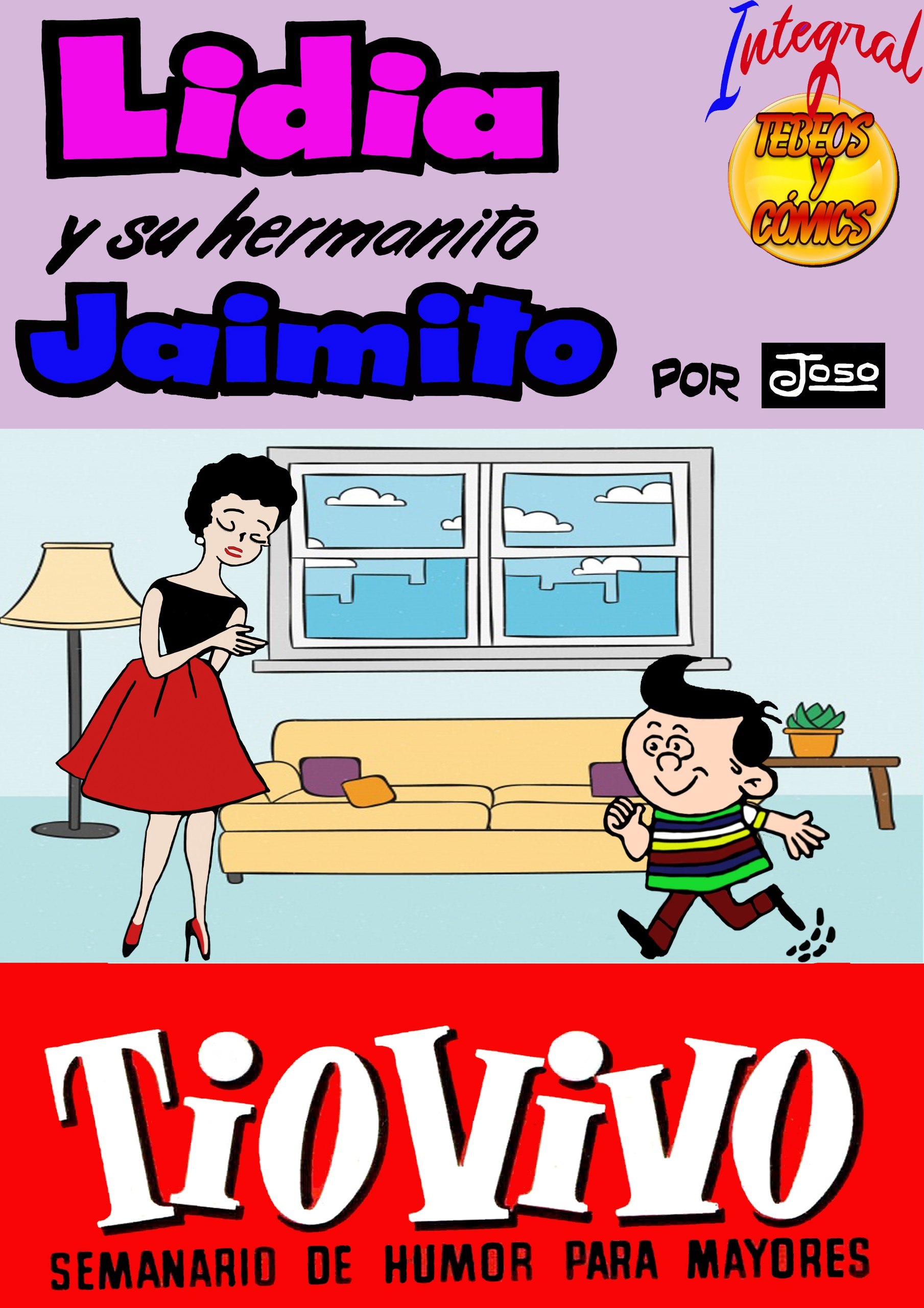 Portada ampliada de Lidia y su hermanito Jaimito