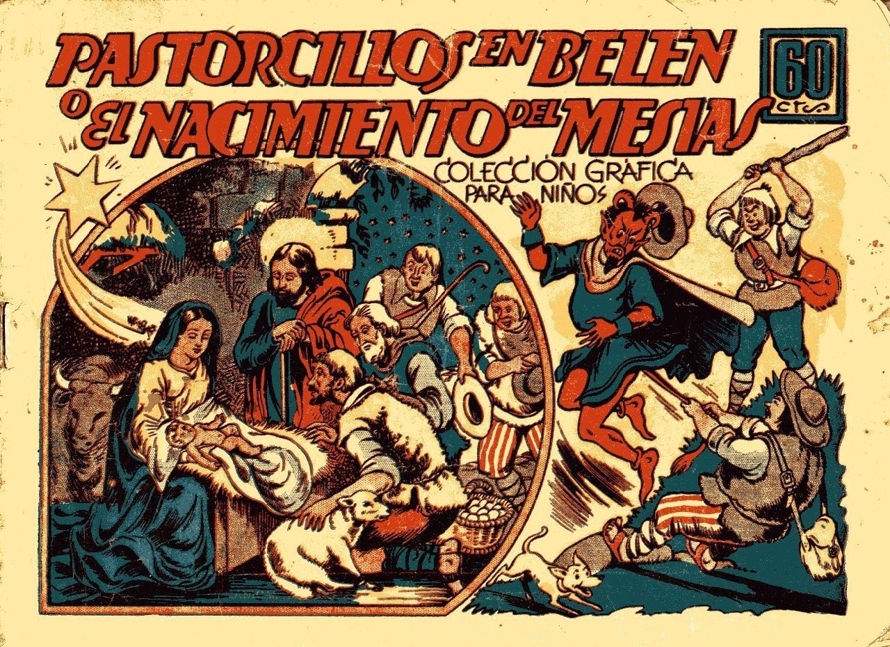 Portada ampliada de PASTORCILLO EN BELEN O EL NACIMIENTO DEL MESIA