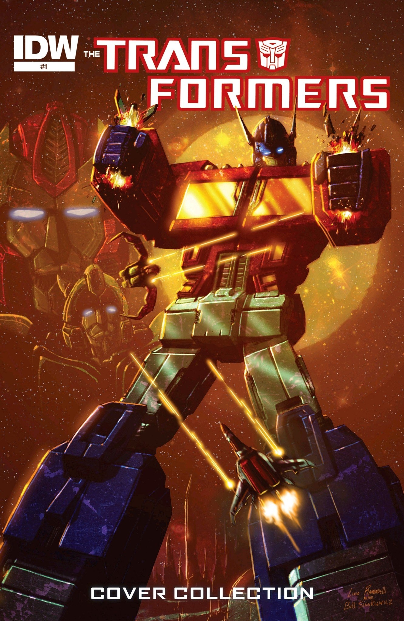 Portada ampliada de The Transformers