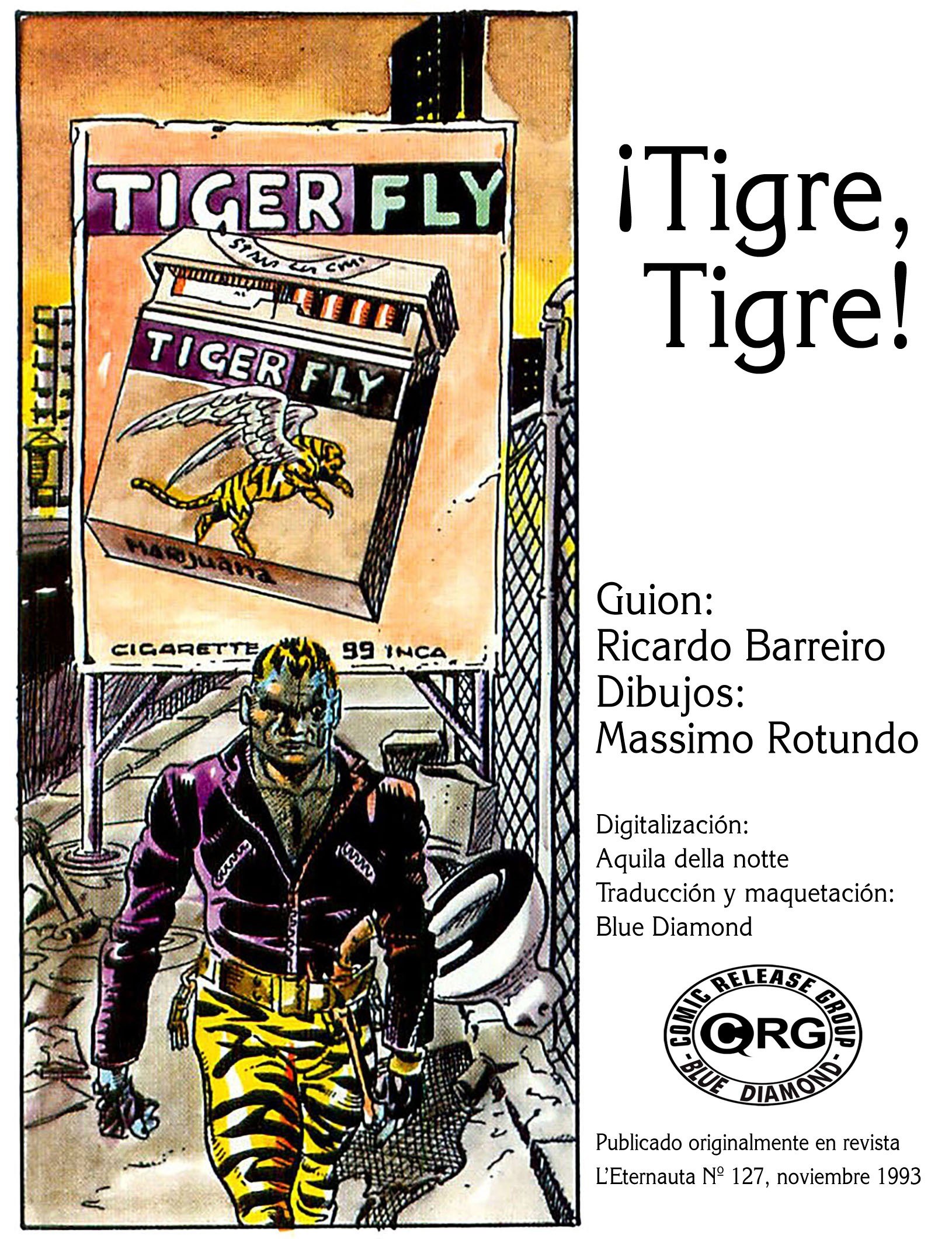 Portada ampliada de ¡Tigre, Tigre!