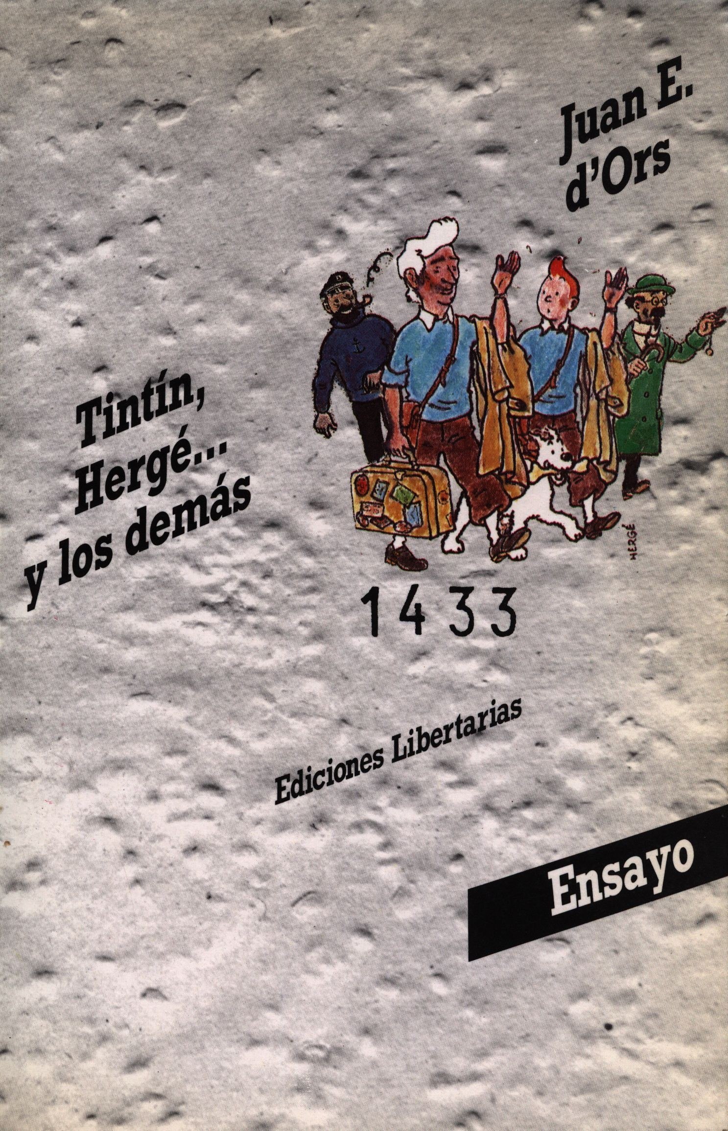 Portada ampliada de Tintin, Hergé... y los demás