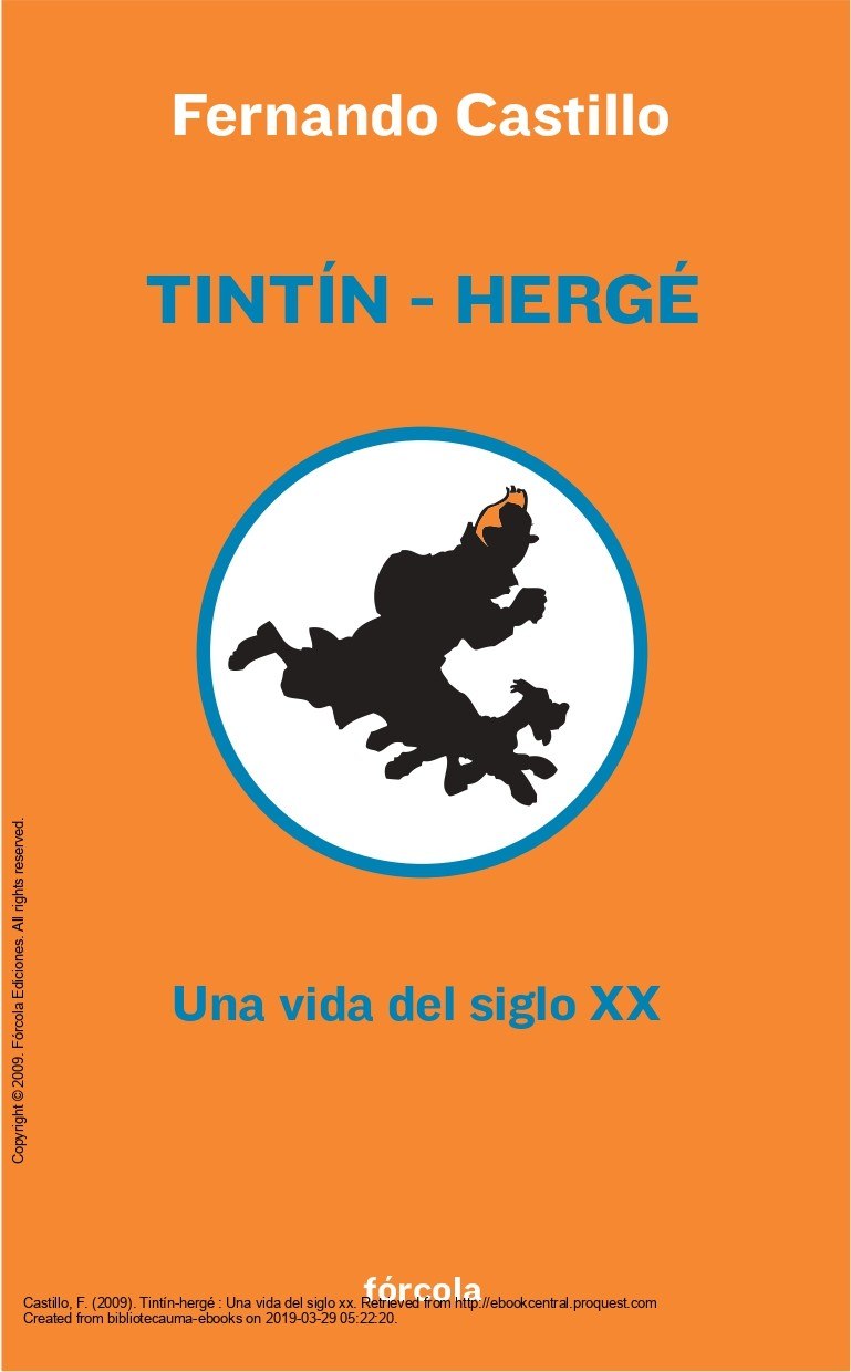 Portada ampliada de TINTÍN - HERGÉ