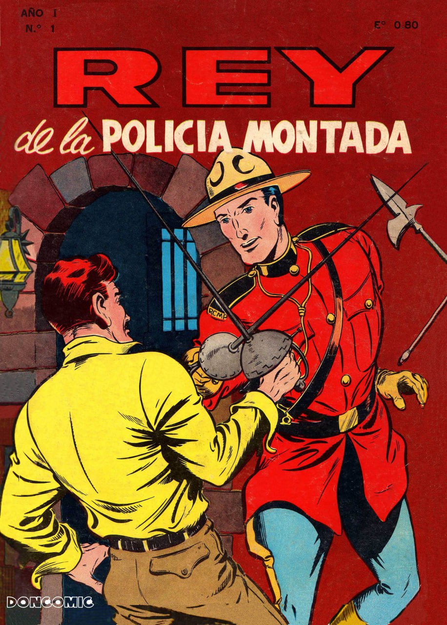 Portada ampliada de REY de la POLICIA MONTADA