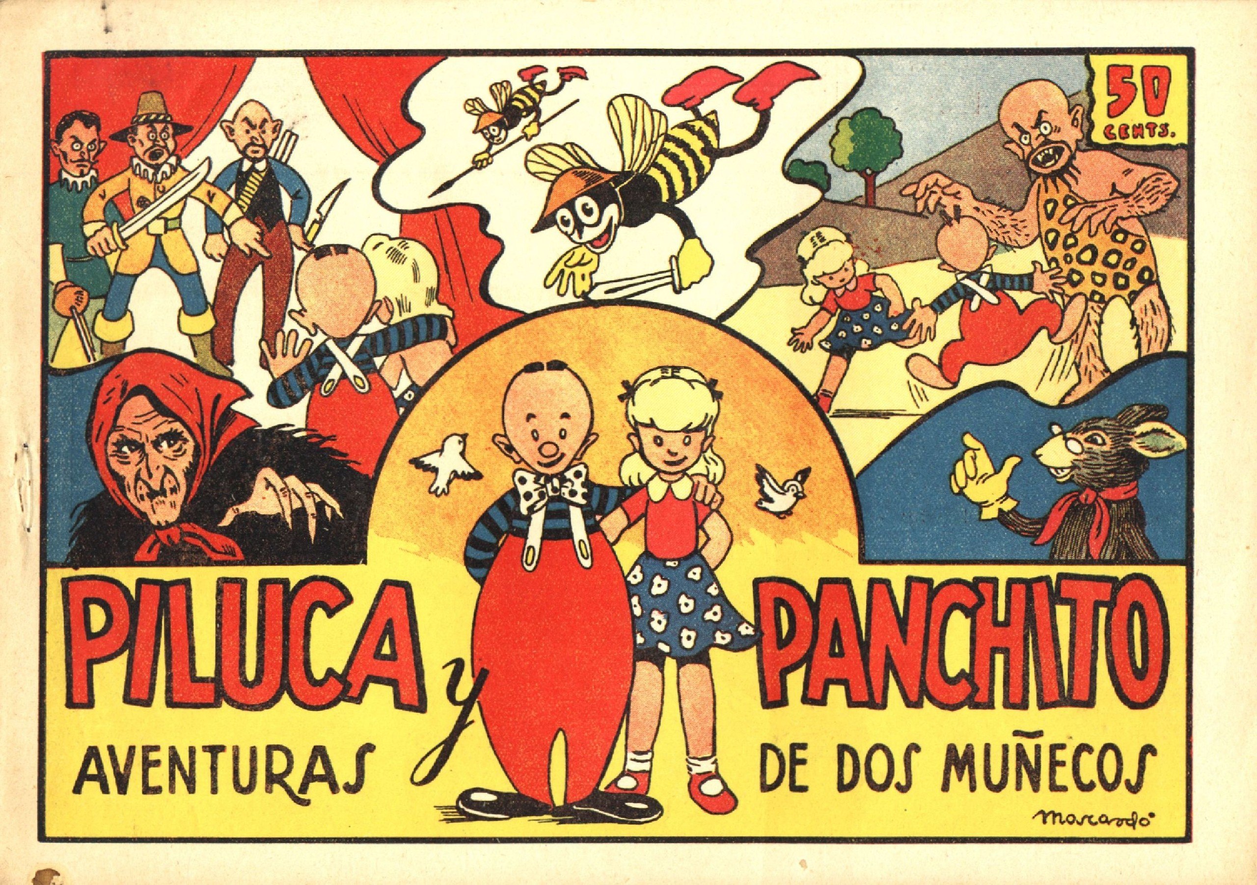 Portada ampliada de PILUCA y PANCHITO