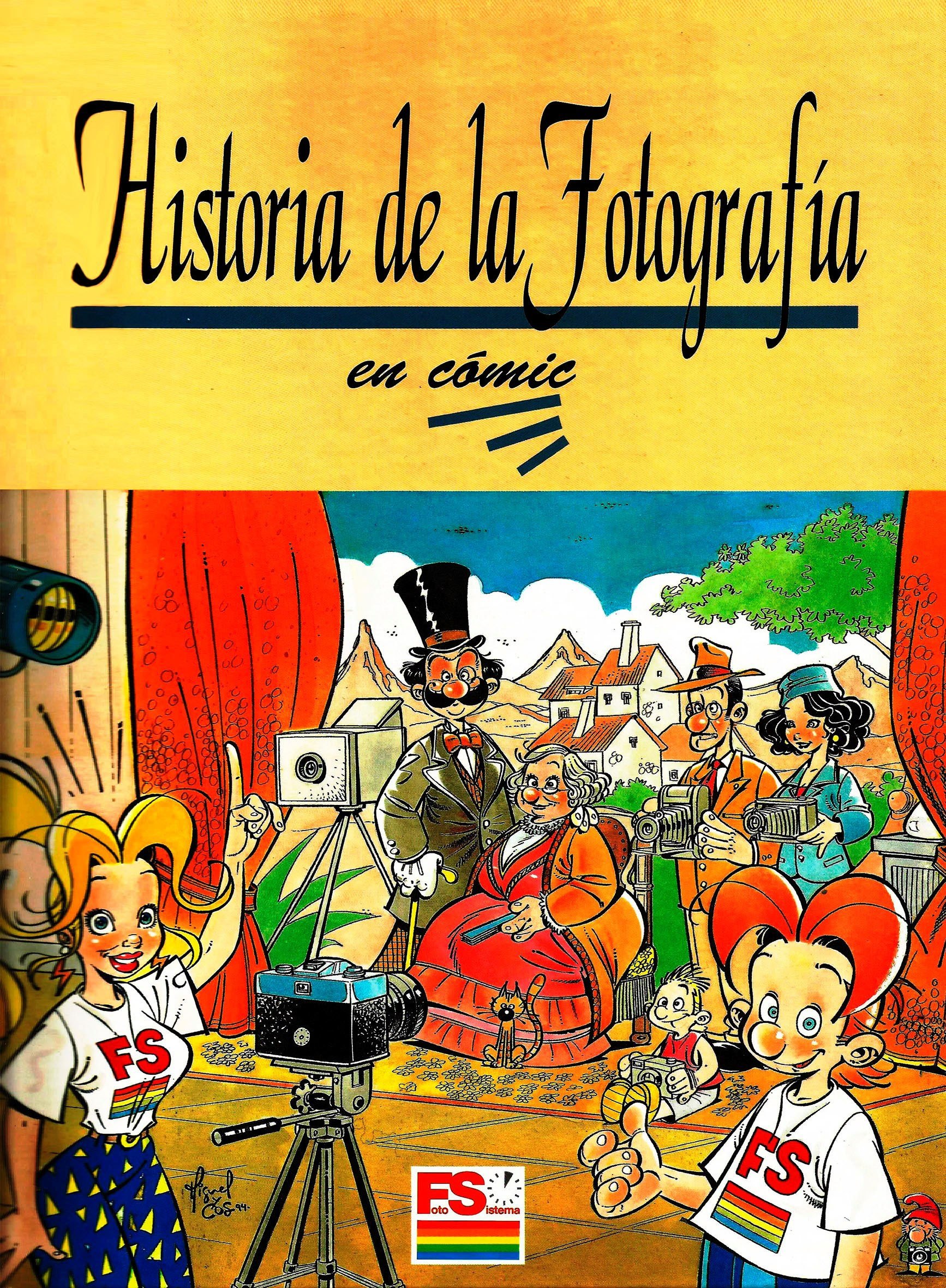 Portada ampliada de Historia de la Fotografía en cómic