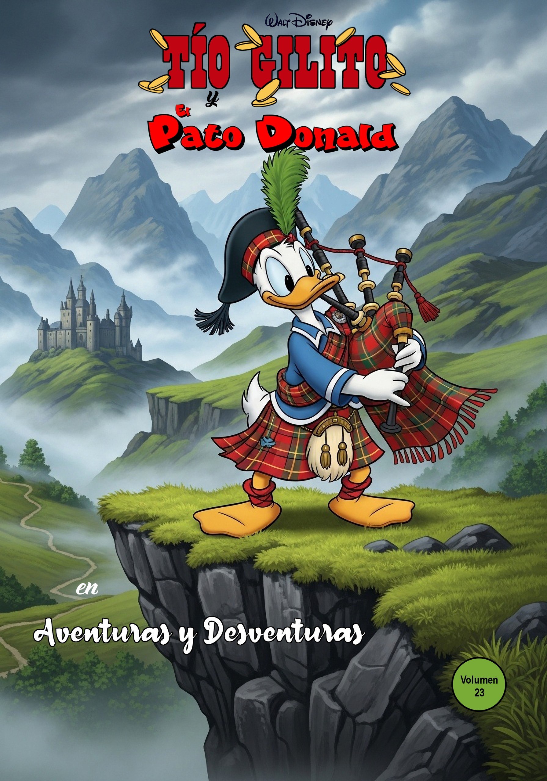 Portada ampliada de Tío Chilito y Paco Donald