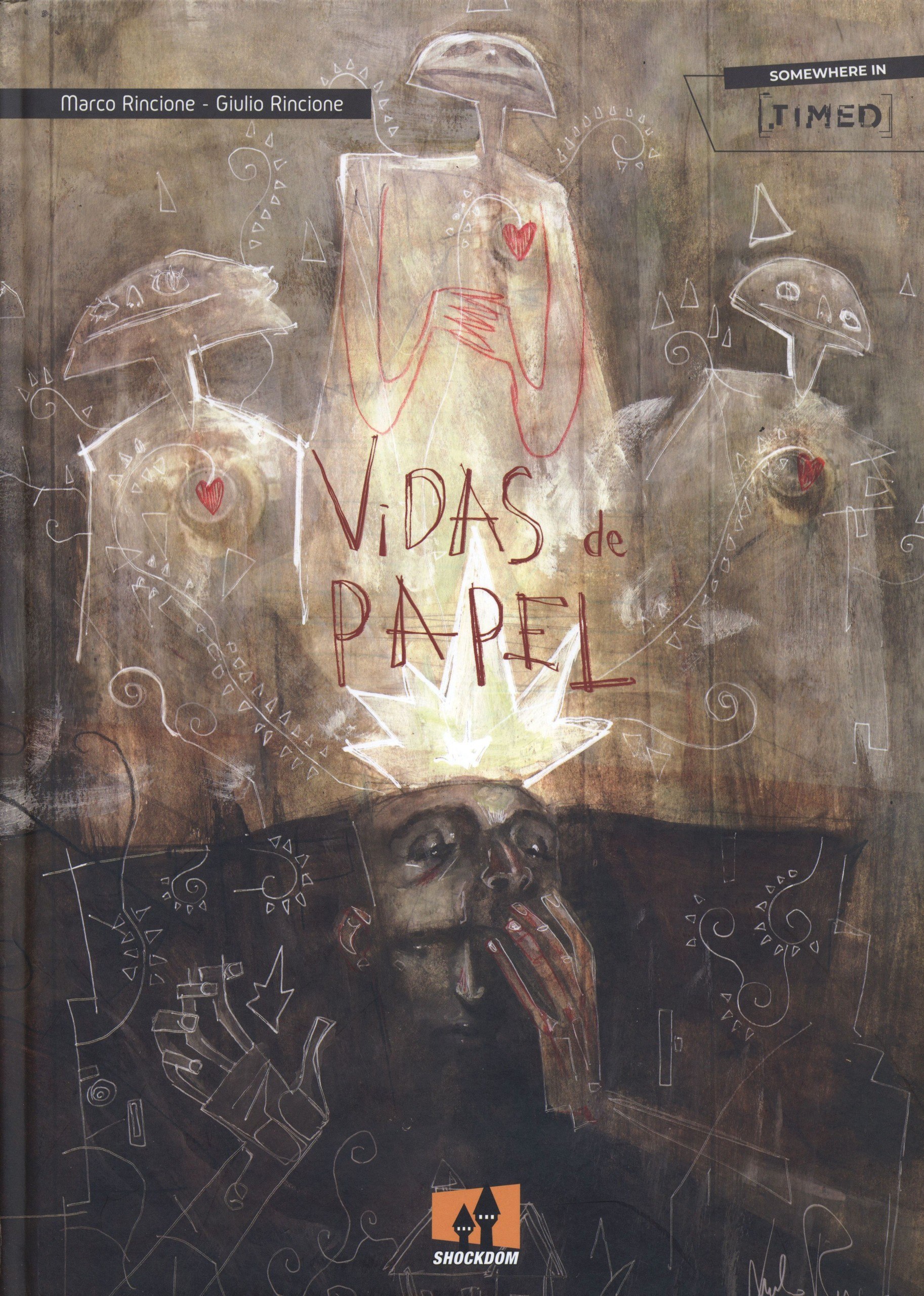 Portada ampliada de Vidas de Papel