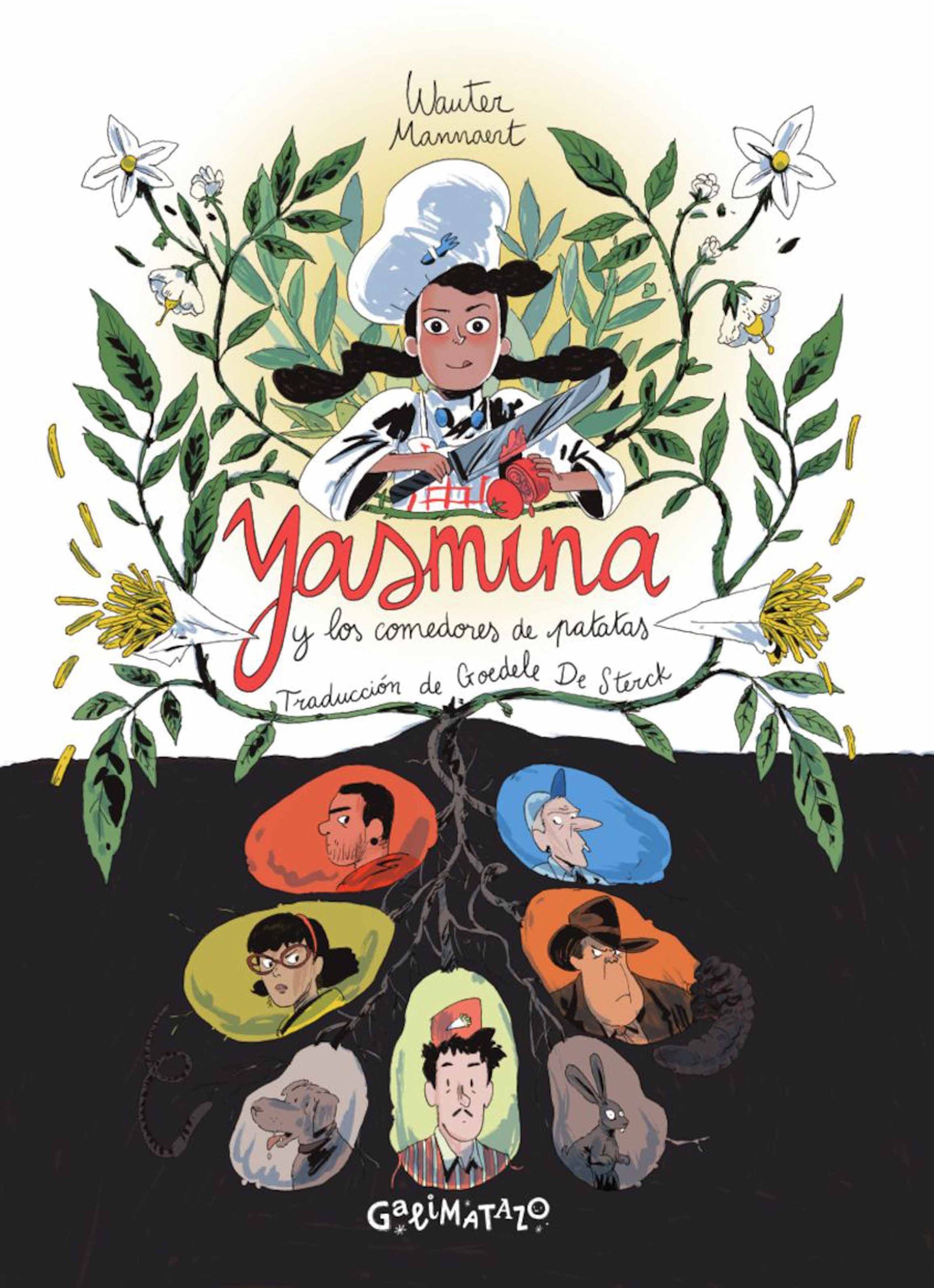 Portada ampliada de Yasmina y los comedores de analitos