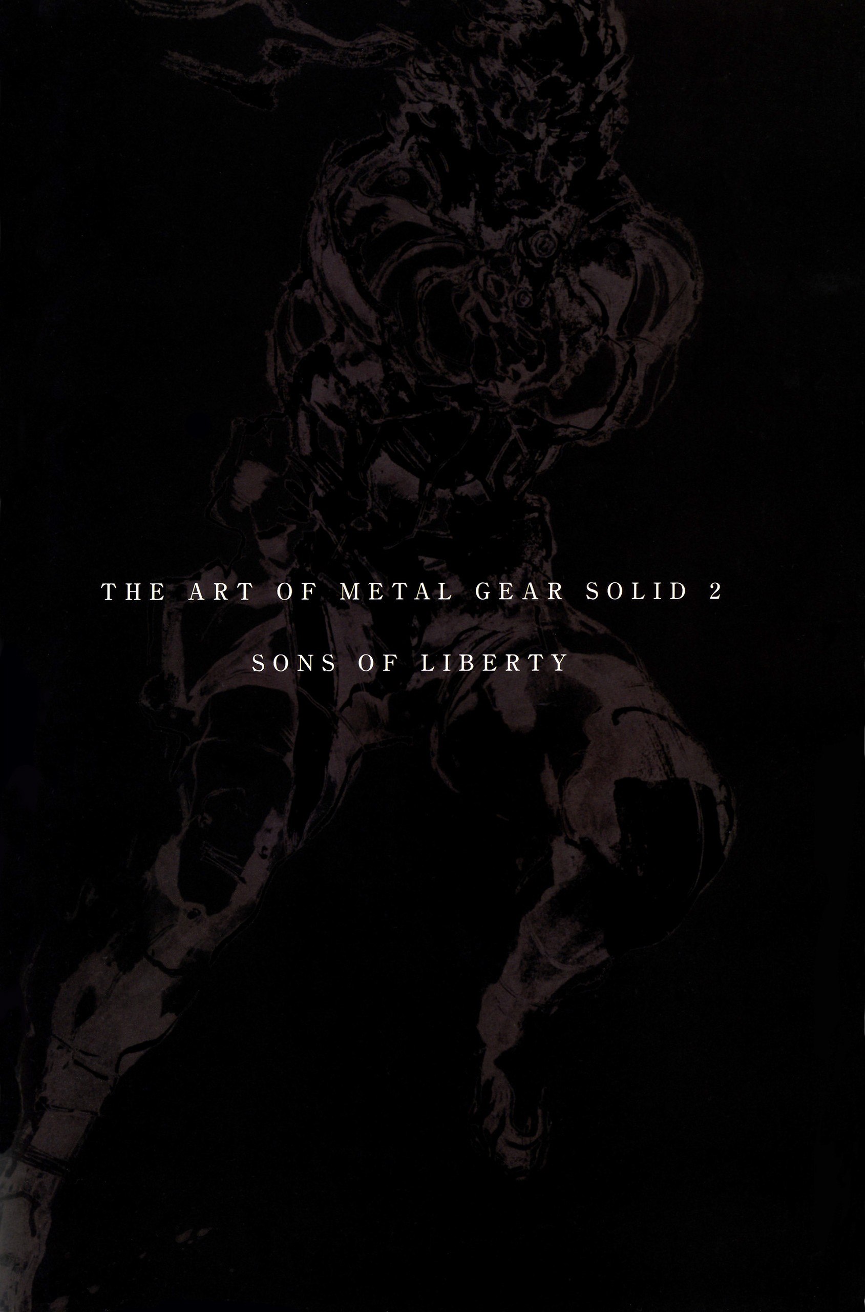 Portada ampliada de THE ART OF METAL GEAR SOLID 2 SONS OF LIBERTY