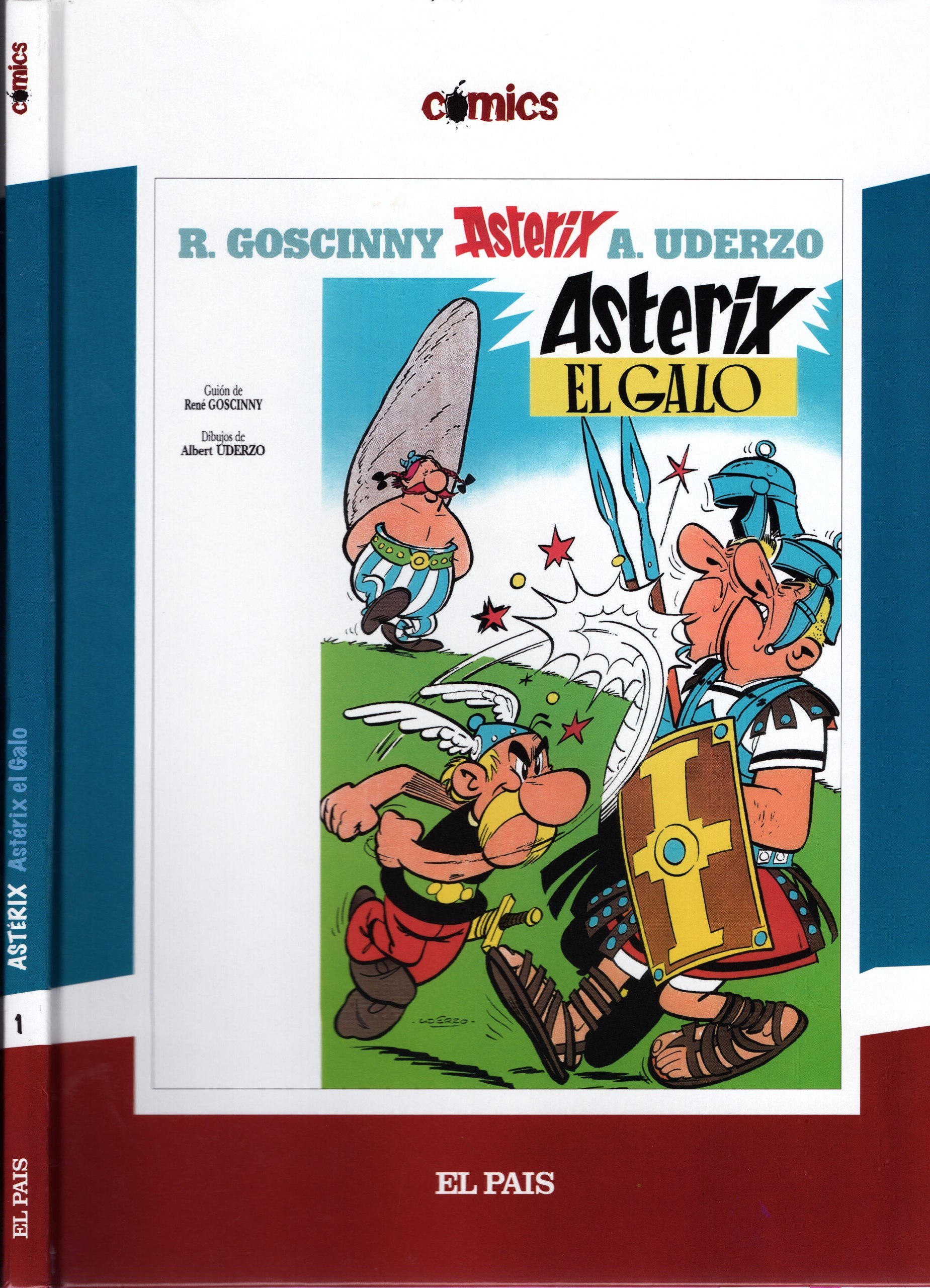 Portada ampliada de Asterix El Galo