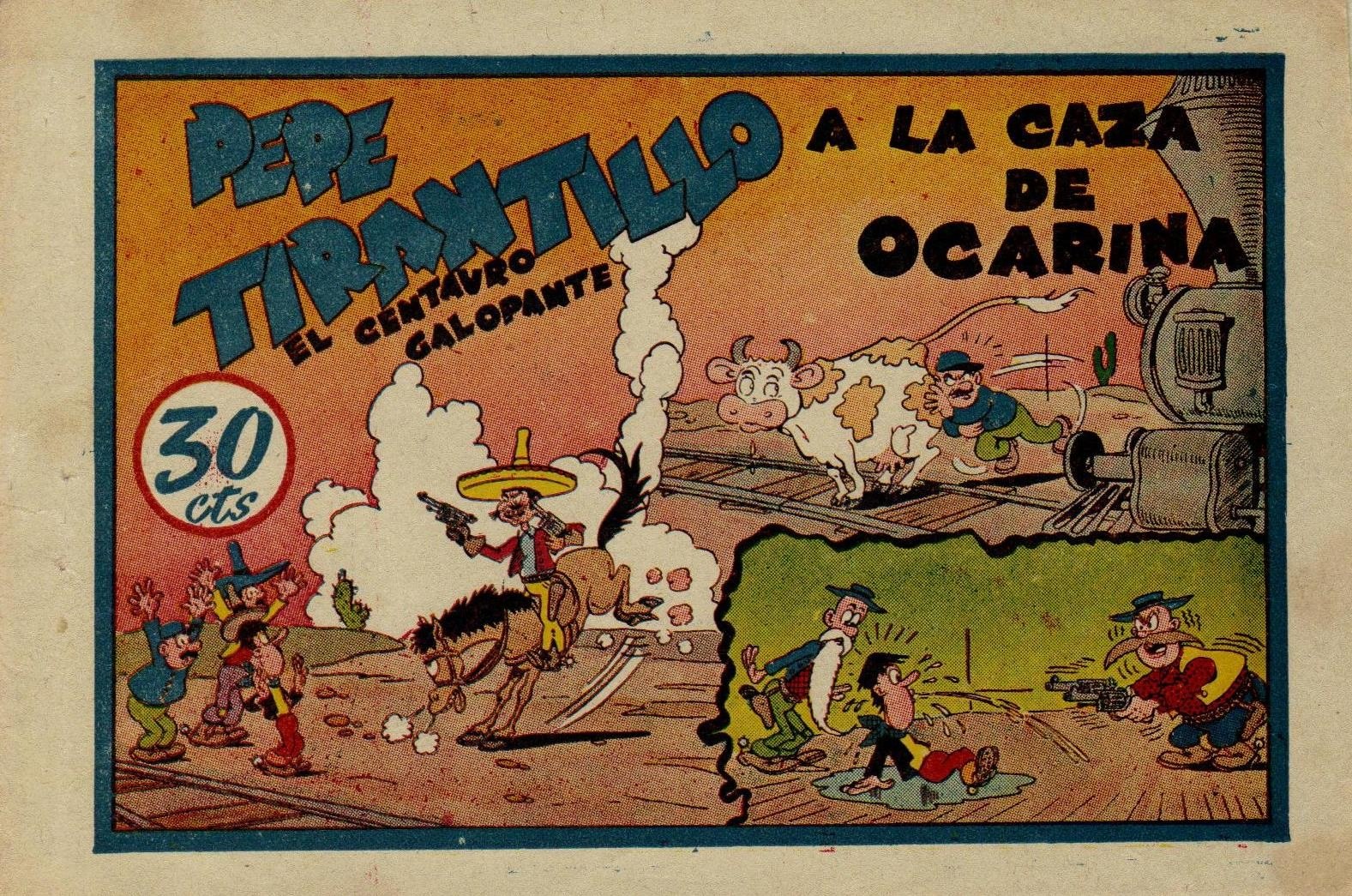 Portada ampliada de Pere Tiraentullo a la caza de Ocarina