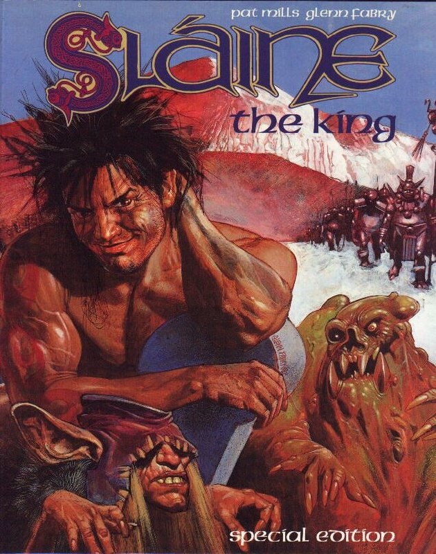 Portada ampliada de Slaine the king