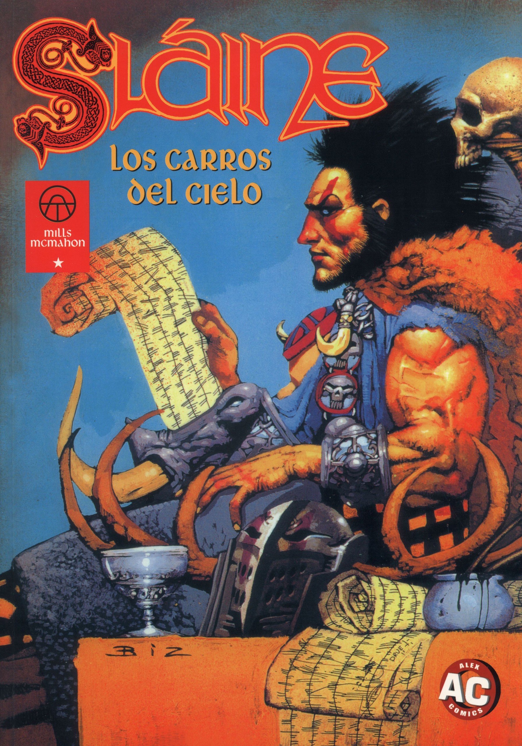 Portada ampliada de Sláine Los Carros Del Cielo