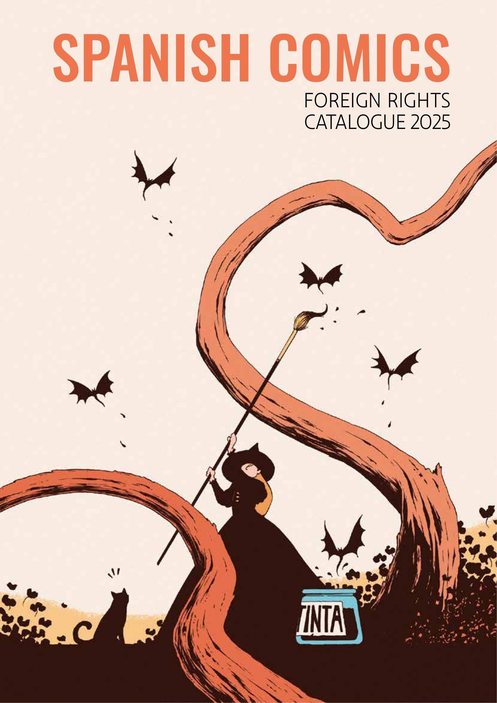 Portada ampliada de SPANISH COMICS FOREIGN RIGHTS CATALOGUE 2025