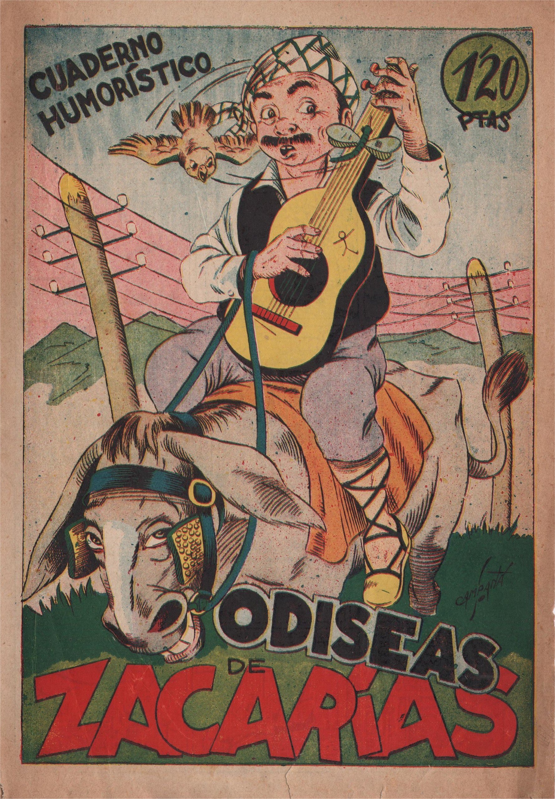 Portada ampliada de ODISEAS DE ZACARIAS