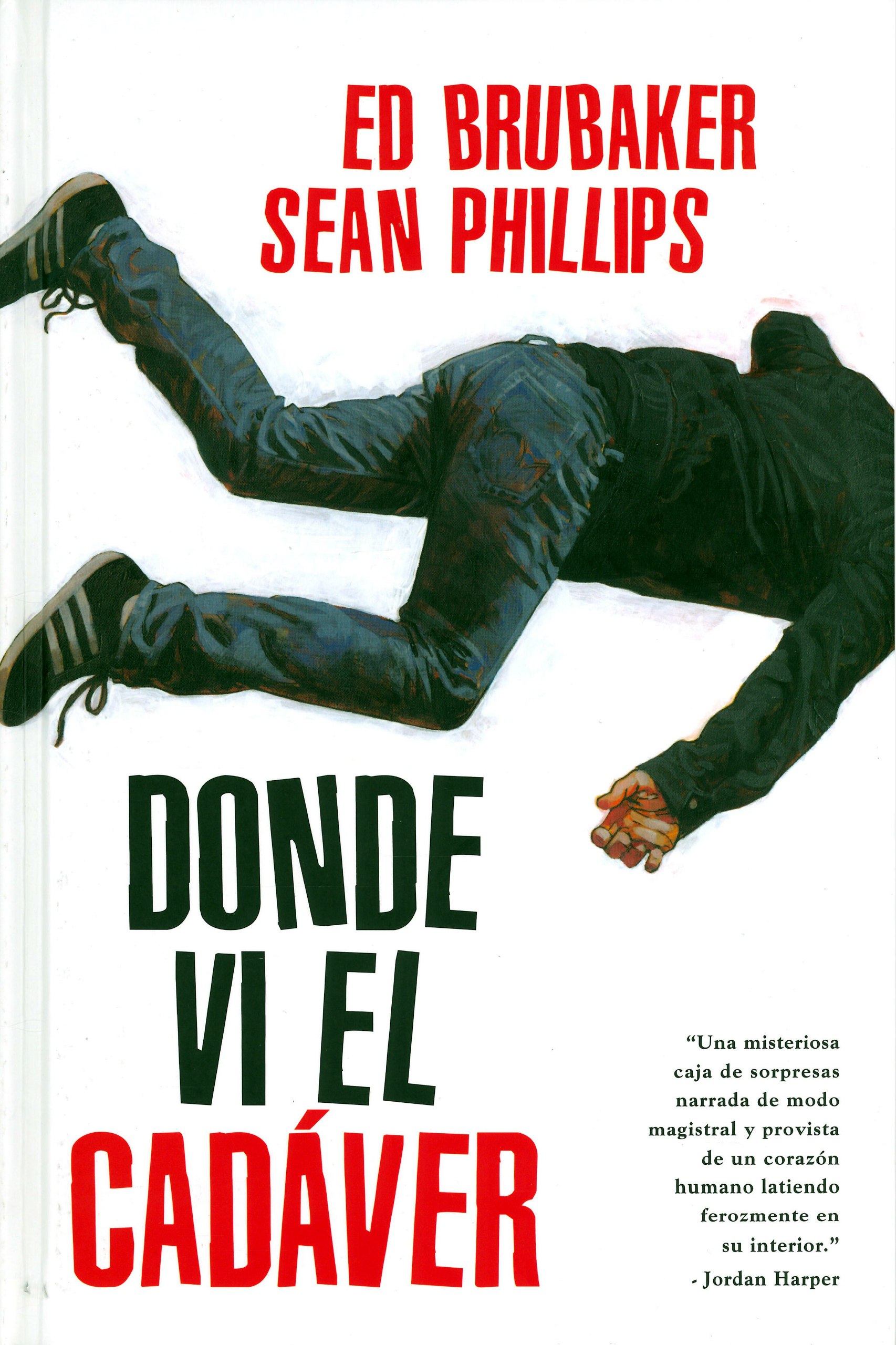 Portada ampliada de DONDE VI EL CADÁVER