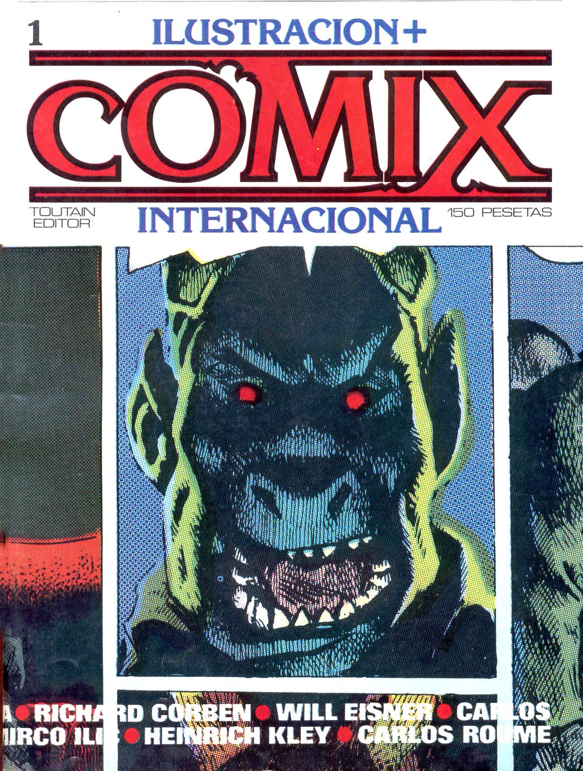 Portada ampliada de COMIX INTERNACIONAL