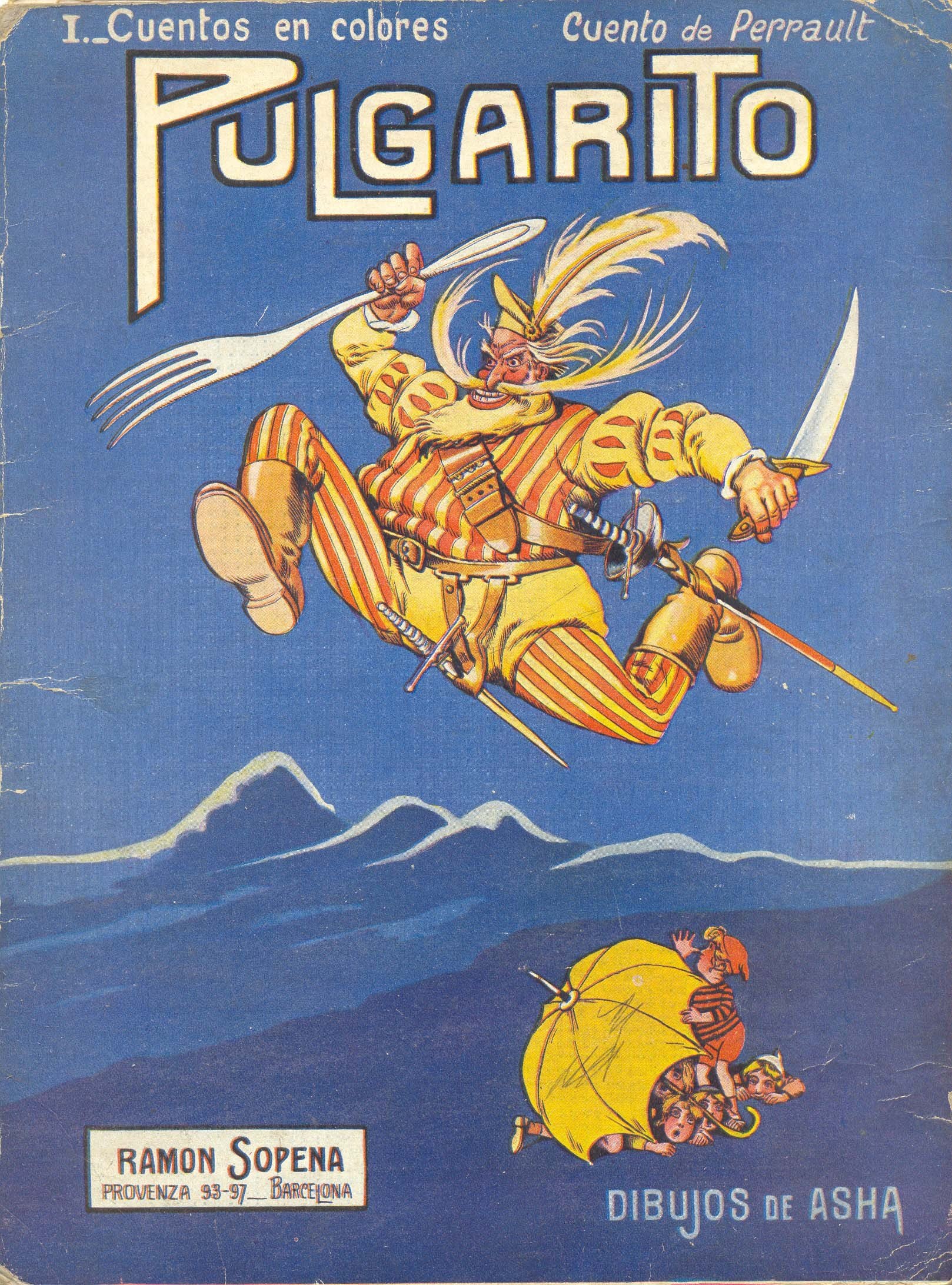 Portada ampliada de Pulgarcito