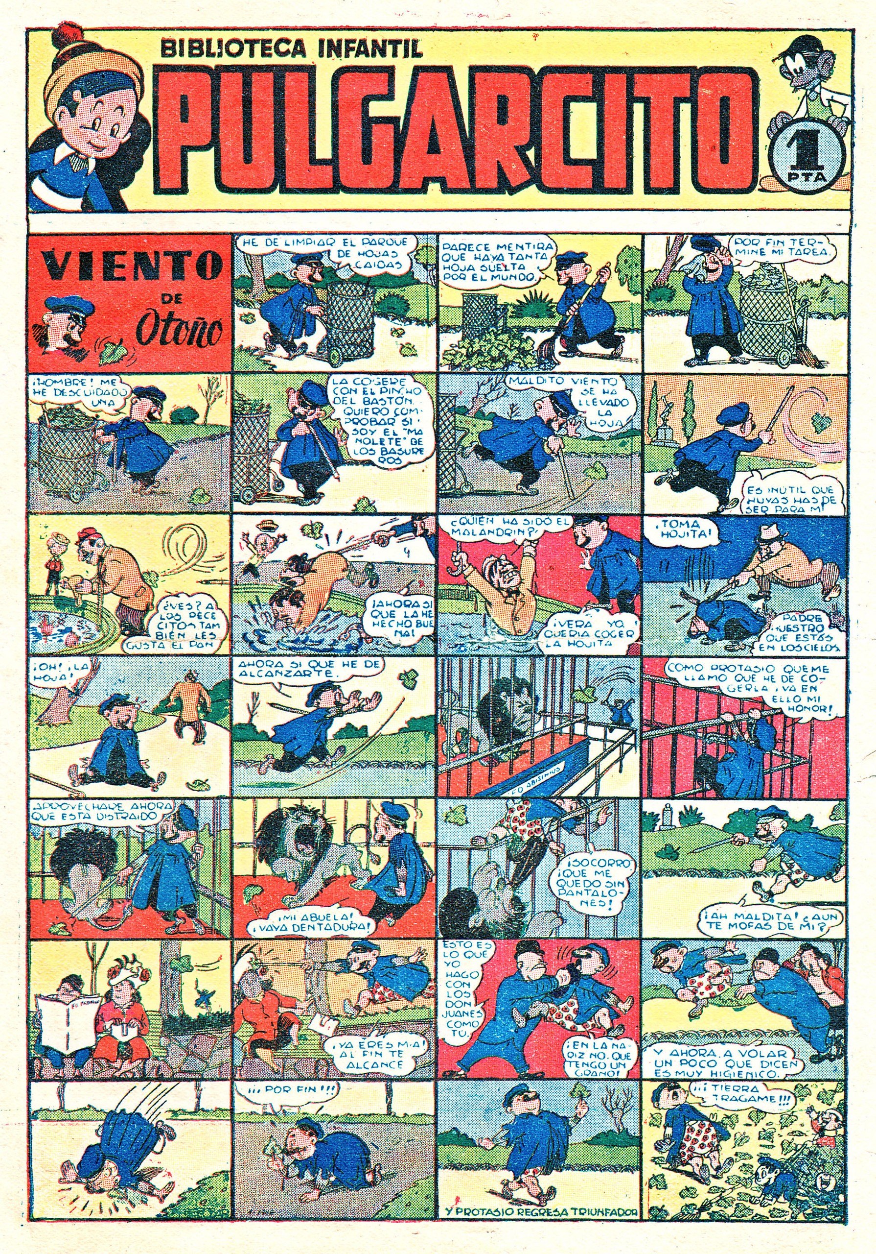 Portada ampliada de Pulgarcito