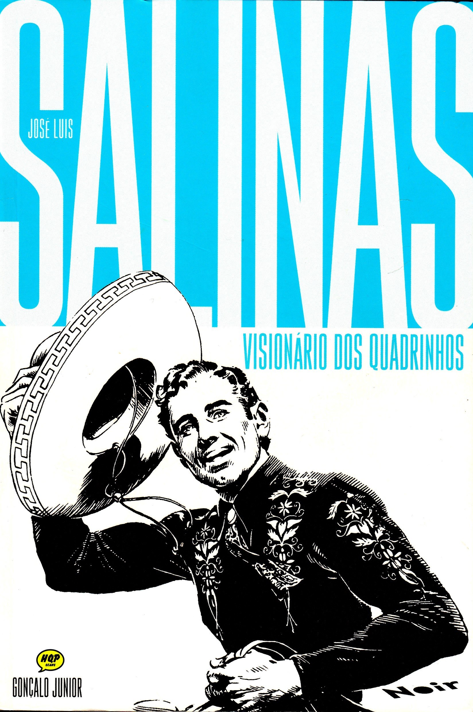 Portada ampliada de Salinas: Visionário dos Quadrinhos