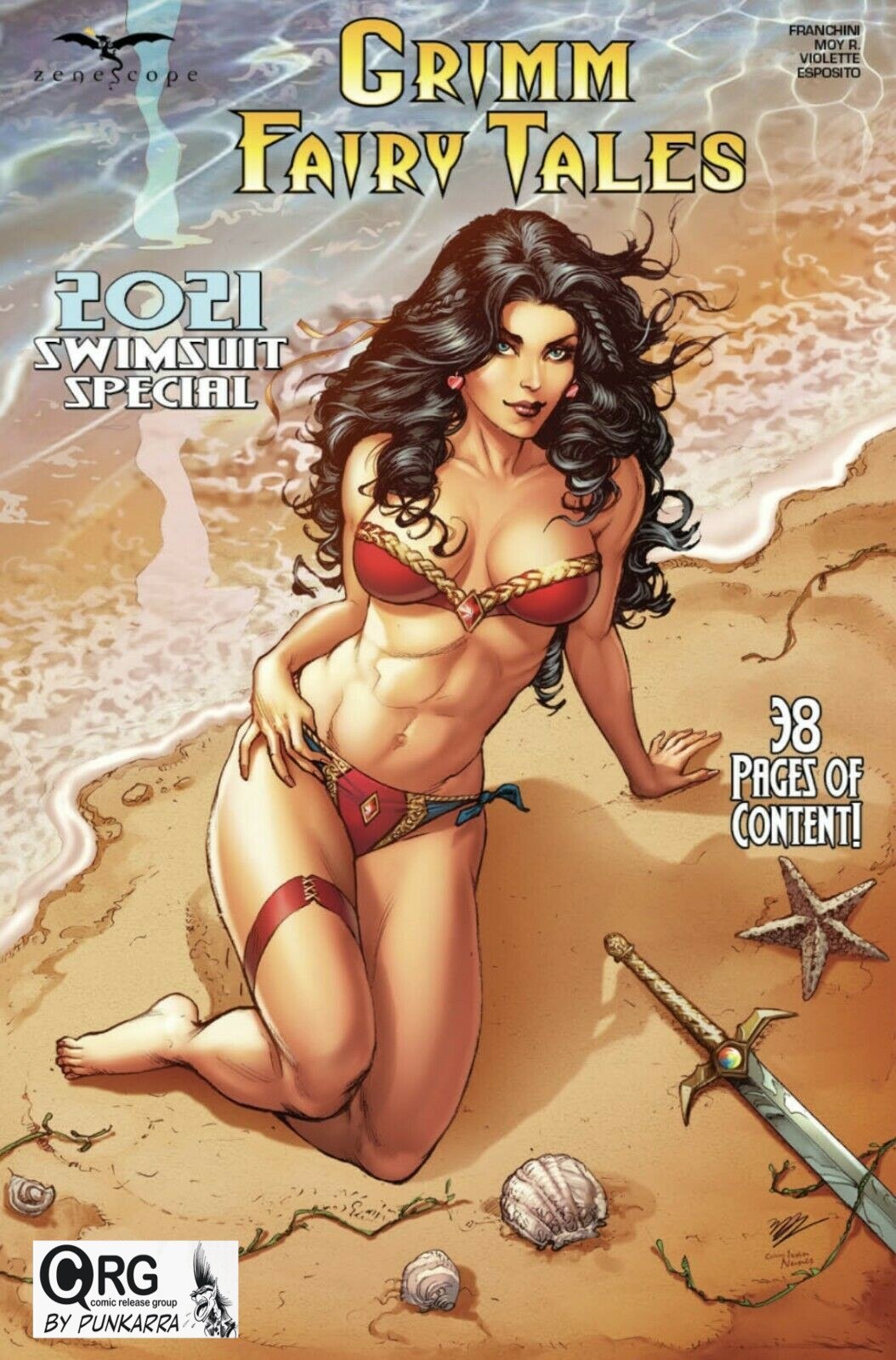 Portada ampliada de GRIMM FAIRY TALES 2021 SWIMSUIT SPECIAL