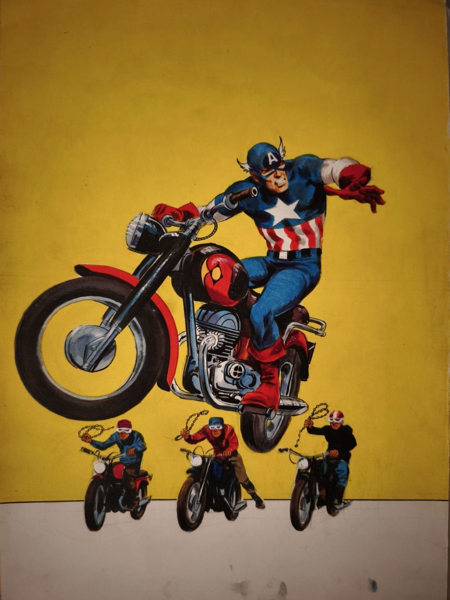 Portada ampliada de Imagenes Marvel de portadas de Vertice-Surco 25 por Abdul Alhazred (CRG)