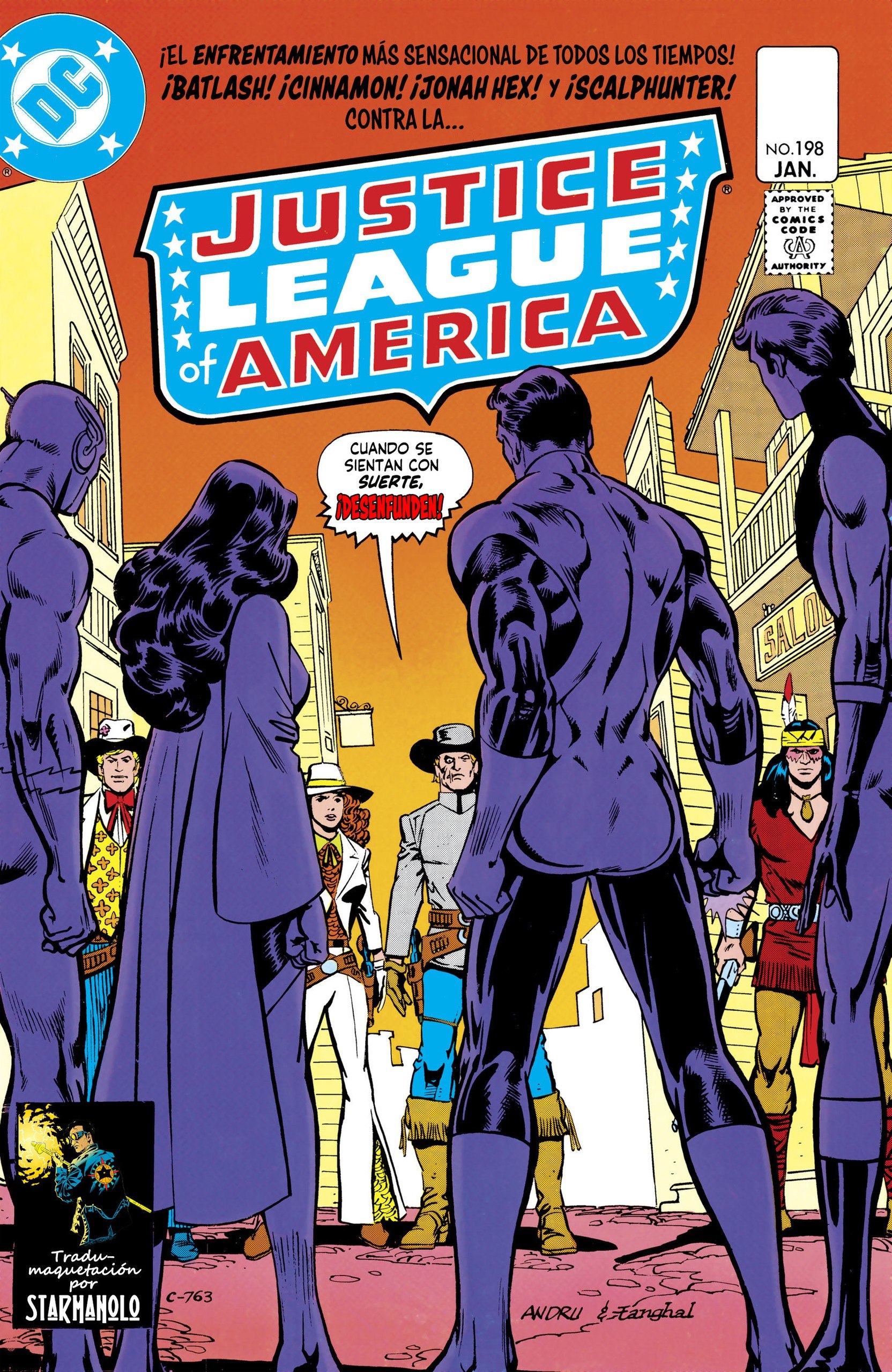Portada ampliada de JUSTICE LEAGUE of AMERICA