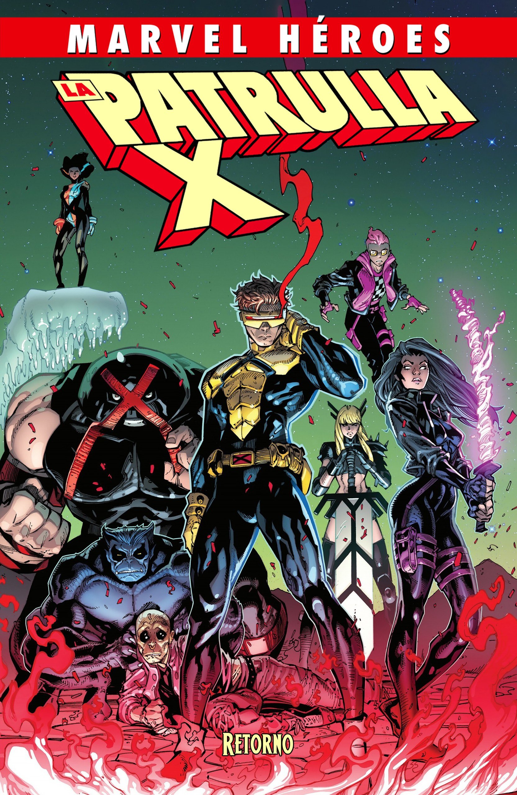 Portada ampliada de La Patrulla X