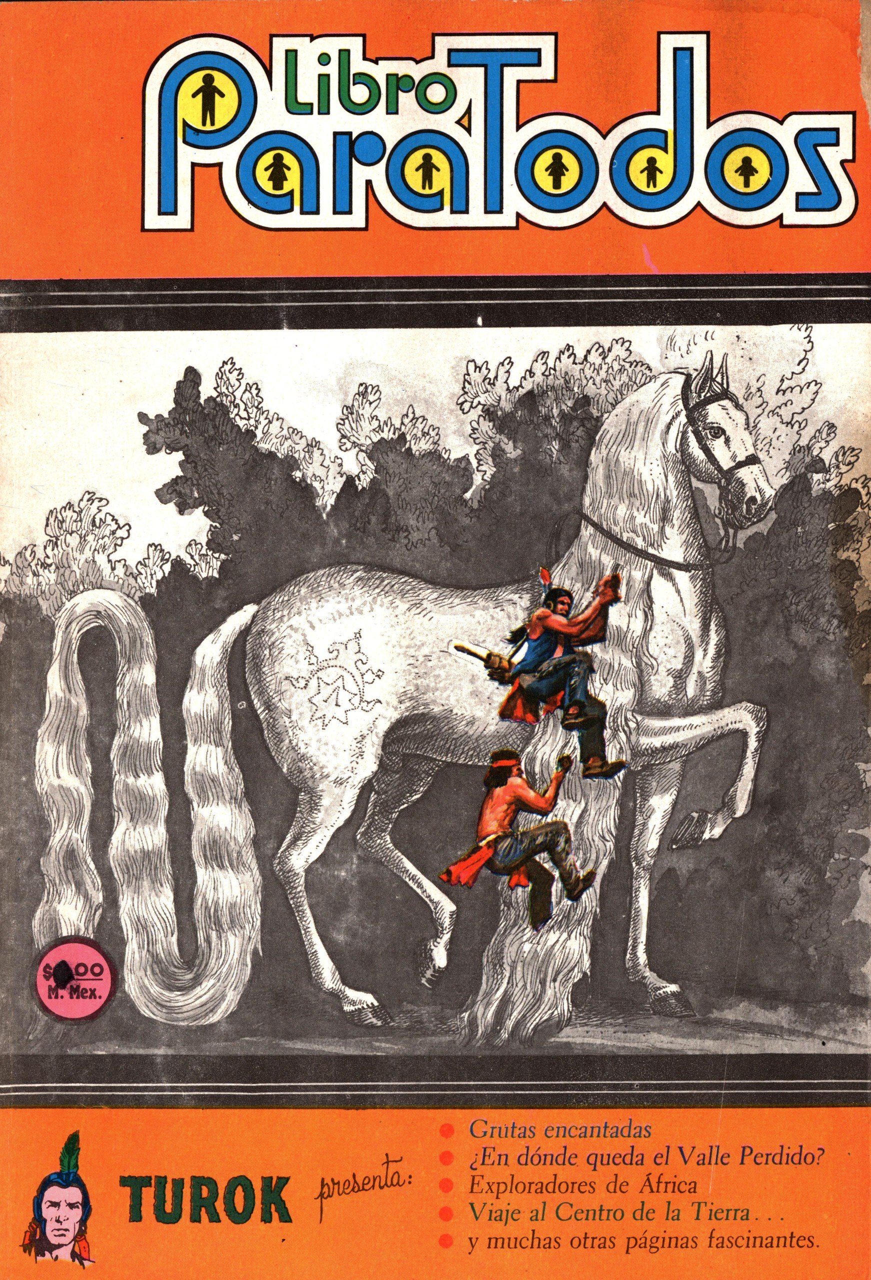 Portada ampliada de LibroParaTodos - Turok Vol. I (1974) (Novaro) (ComicsCastle)