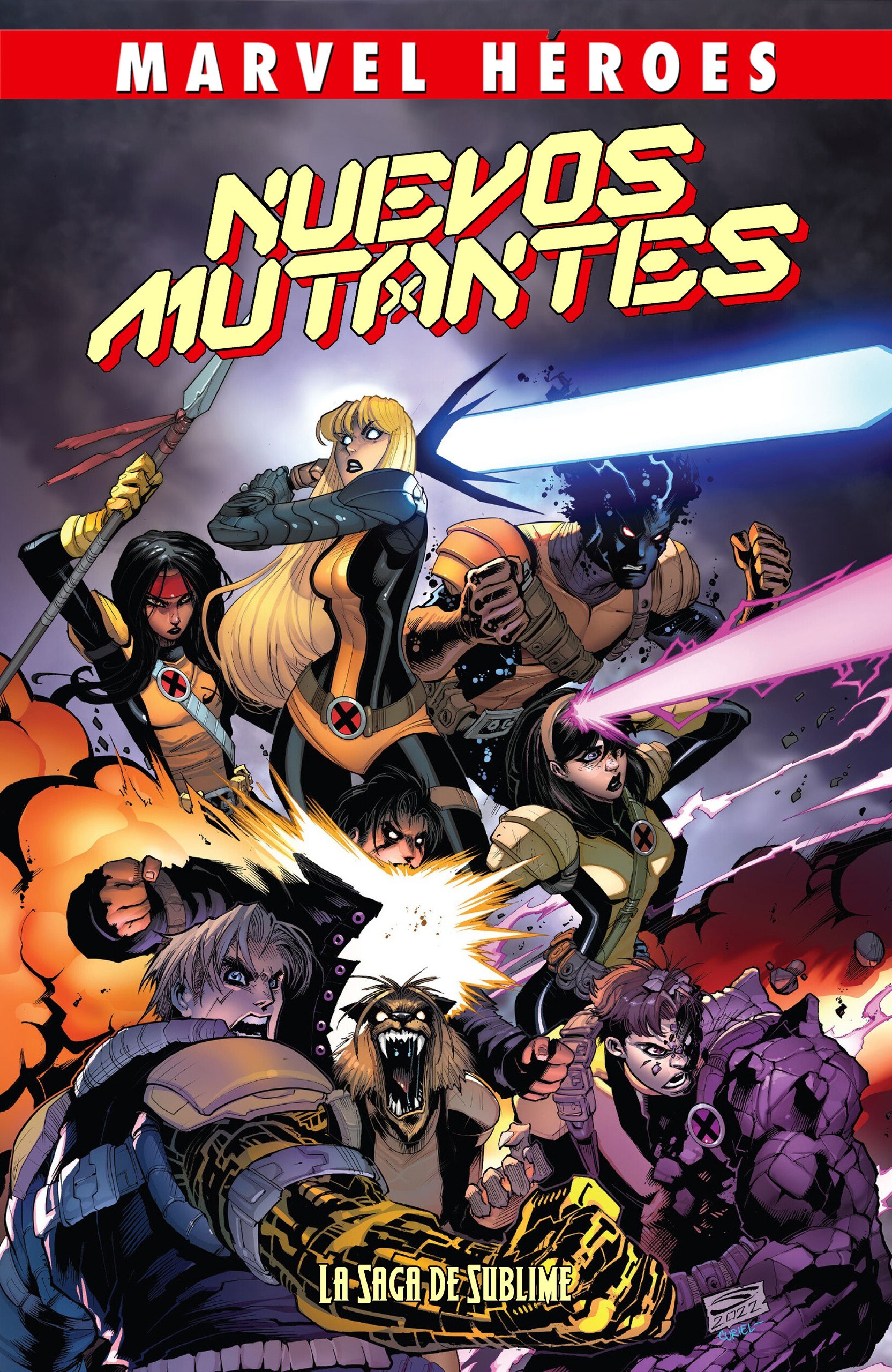 Portada ampliada de Nuevos Mutantes: La Saga de Sublime