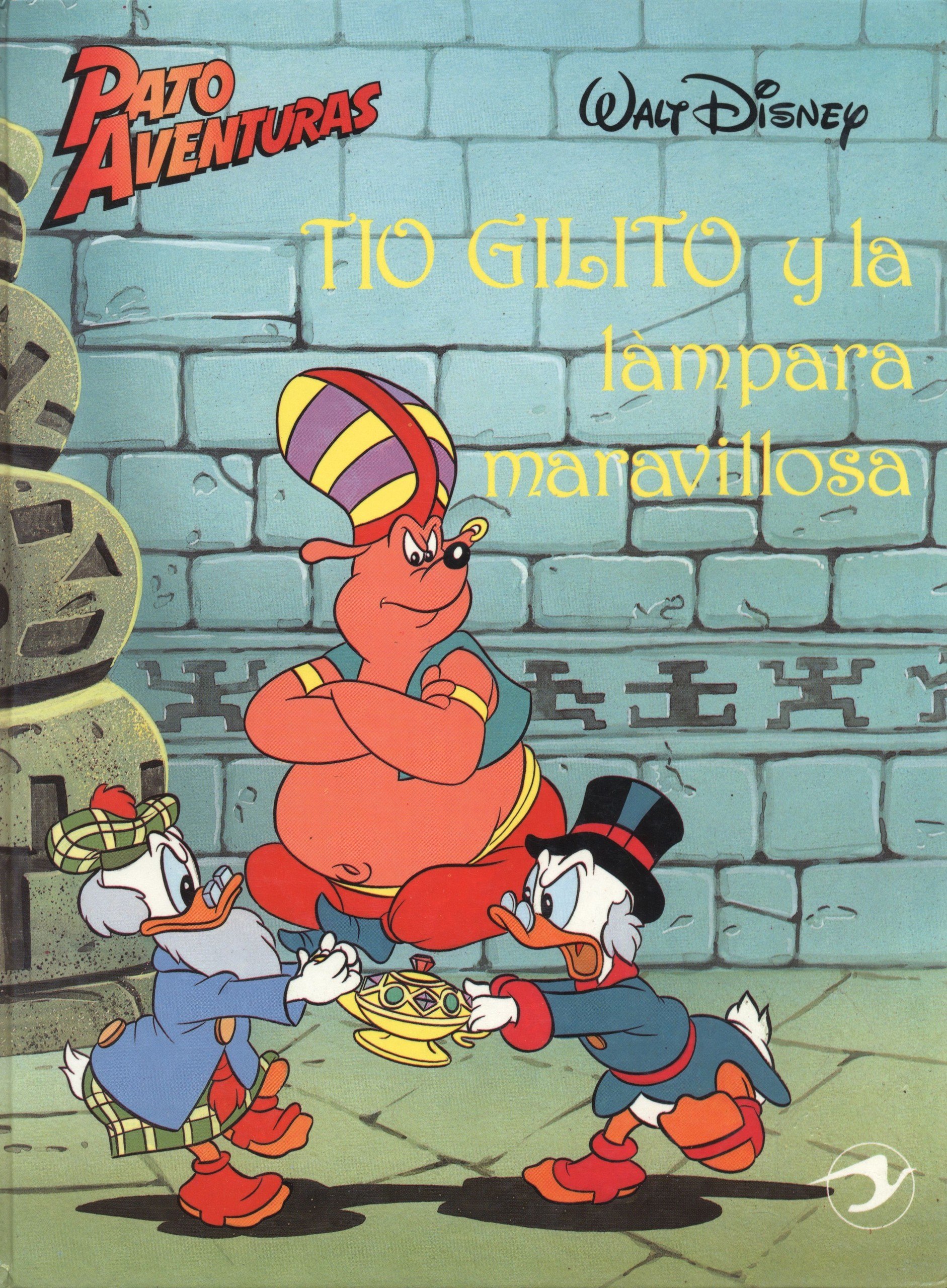 Portada ampliada de Tio Gilito y la lampara maravillosa