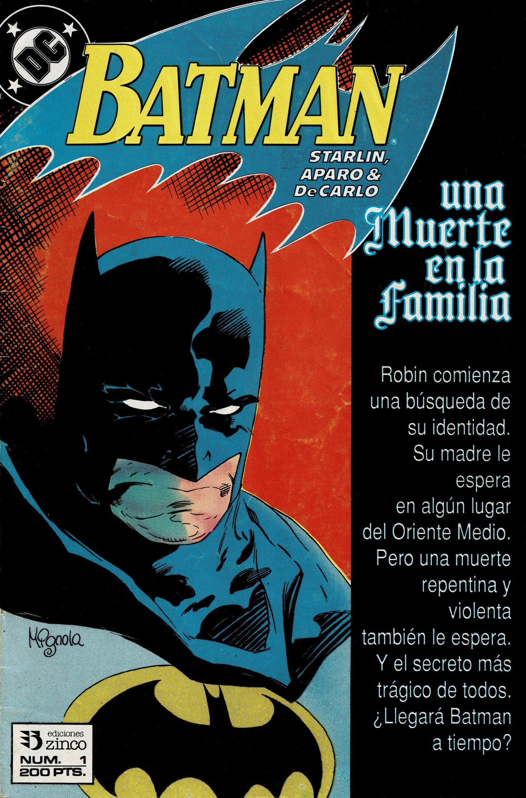 Portada ampliada de una Muerte en la Familia
