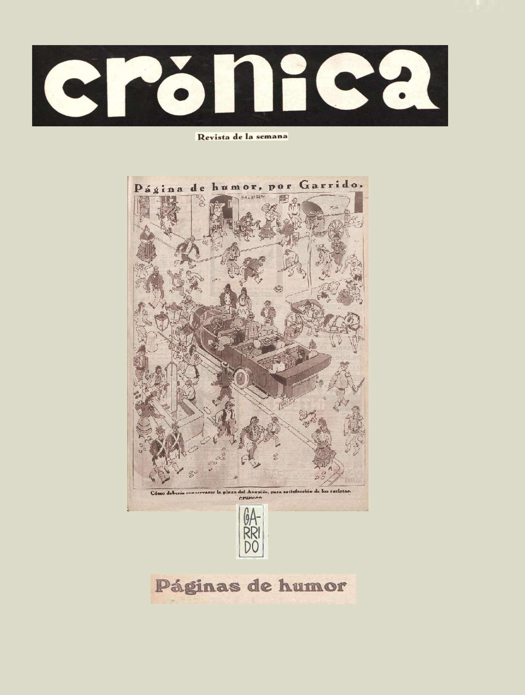 Portada ampliada de Páginas de humor