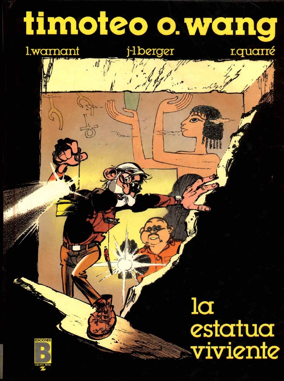 Portada ampliada de la estatua viviente