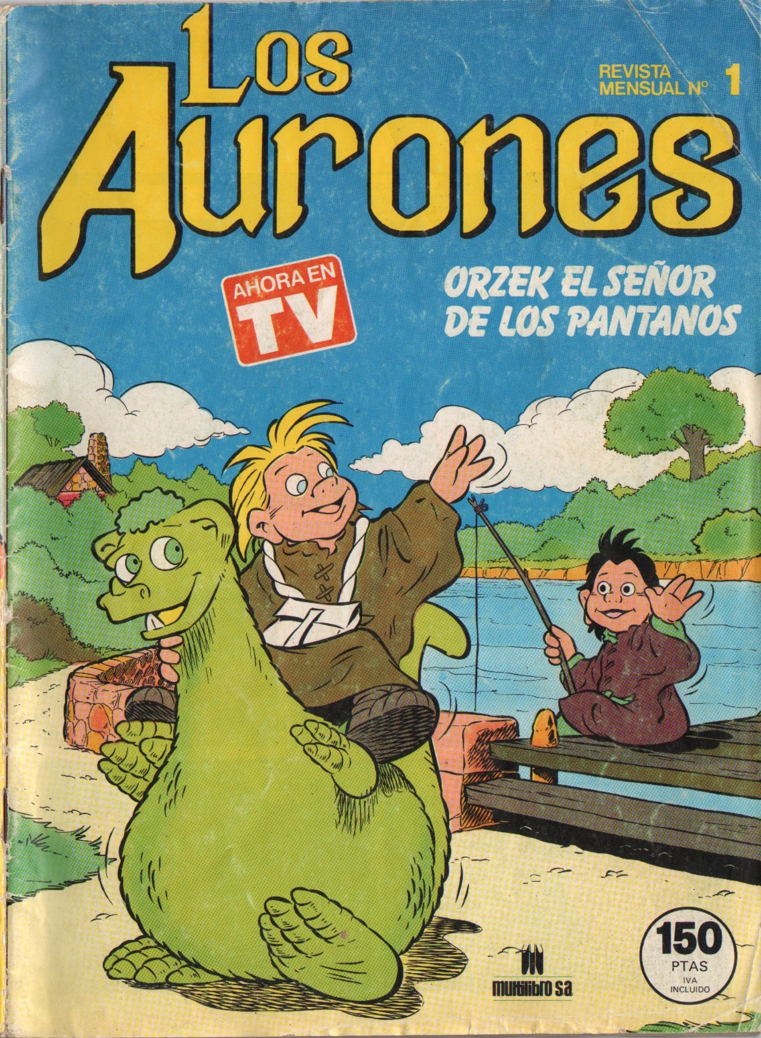Portada ampliada de Los Aurones