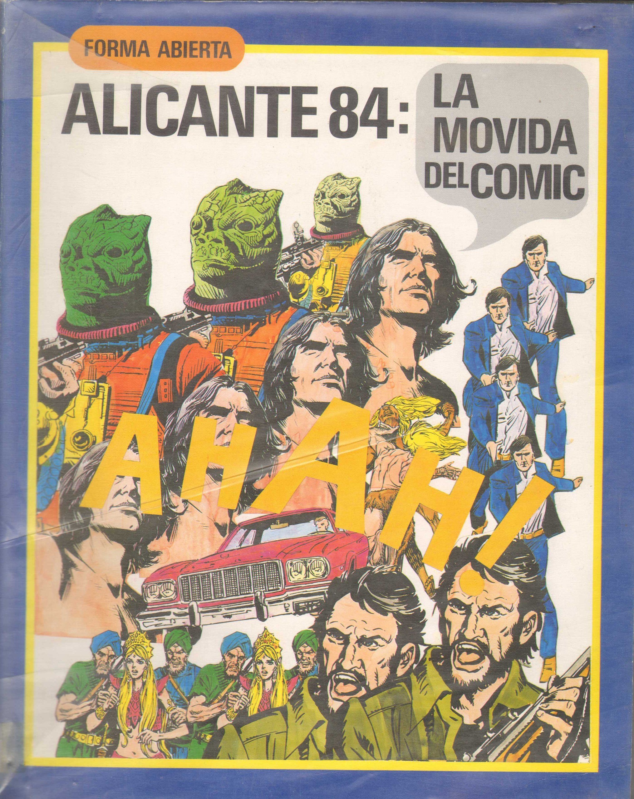 Portada ampliada de Alicante 84: La movida del comic
