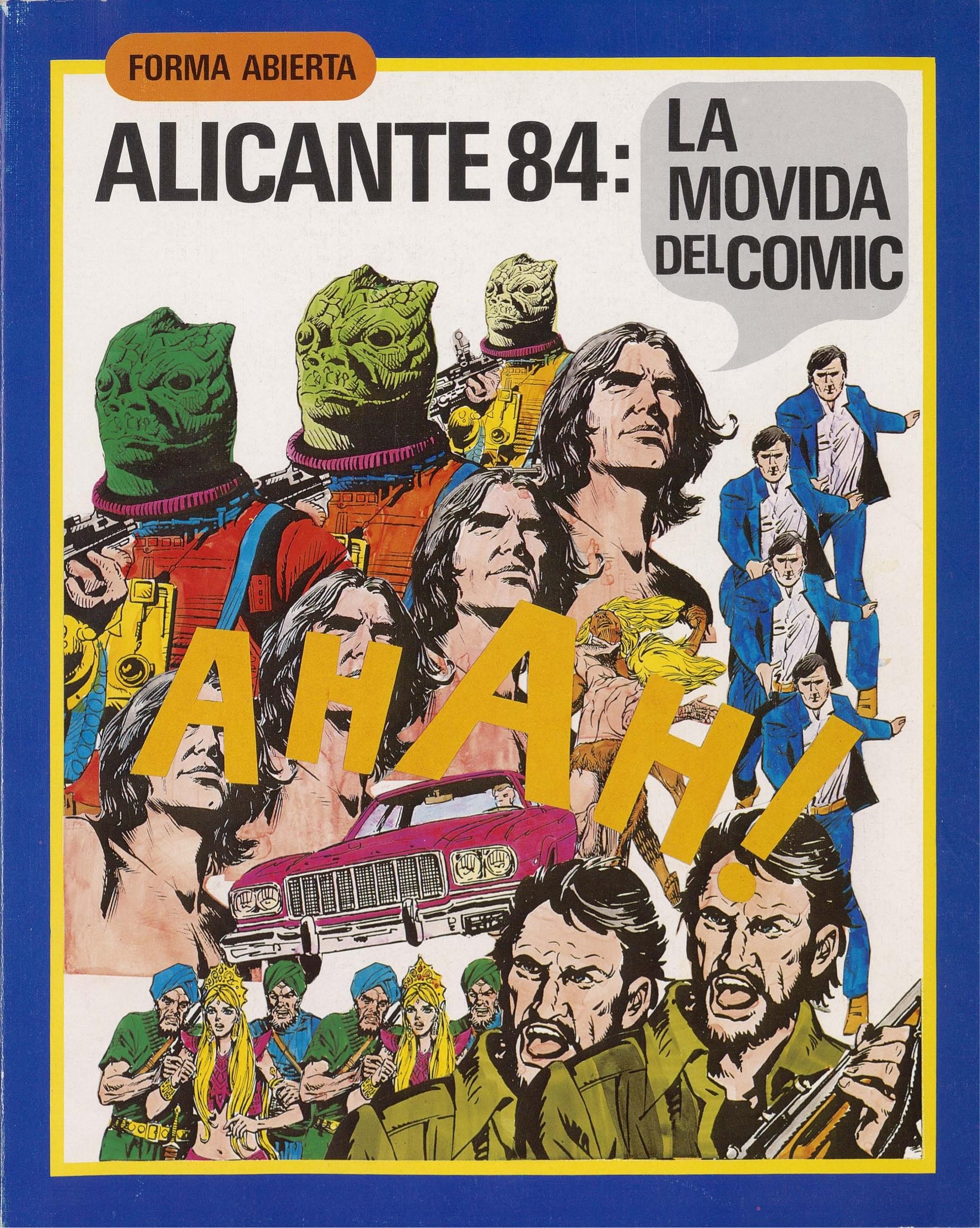 Portada ampliada de Alicante 84: La movida del comic