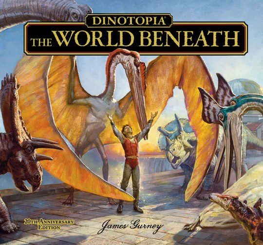 Portada ampliada de Dinotopia The World Beneath