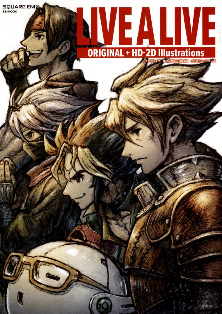 Portada ampliada de LIVE A LIVE ORIGINAL + HD-2D Illustrations