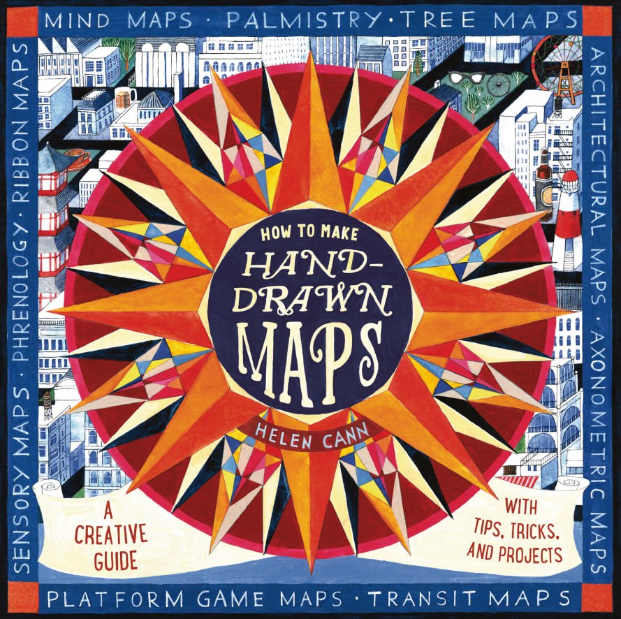 Portada ampliada de How to Make Hand-Drawn Maps: A Creative Guide with Tips, Tricks, and Projects