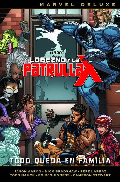 Portada ampliada de Lobezno y la Patrulla X: Todo queda en familia