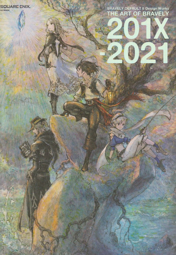 Portada ampliada de BRAVELY DEFAULT II Design Works THE ART OF BRAVELY 201X-