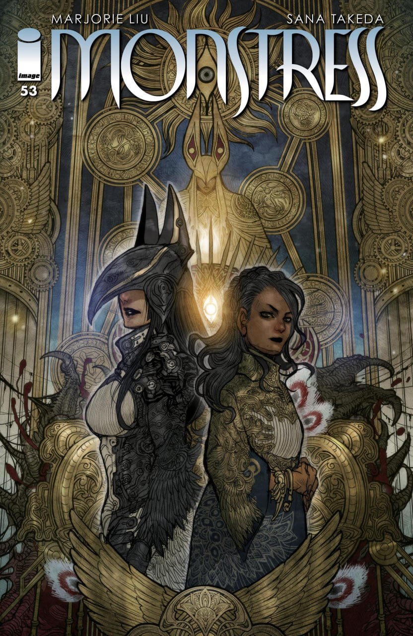 Portada ampliada de Monstress