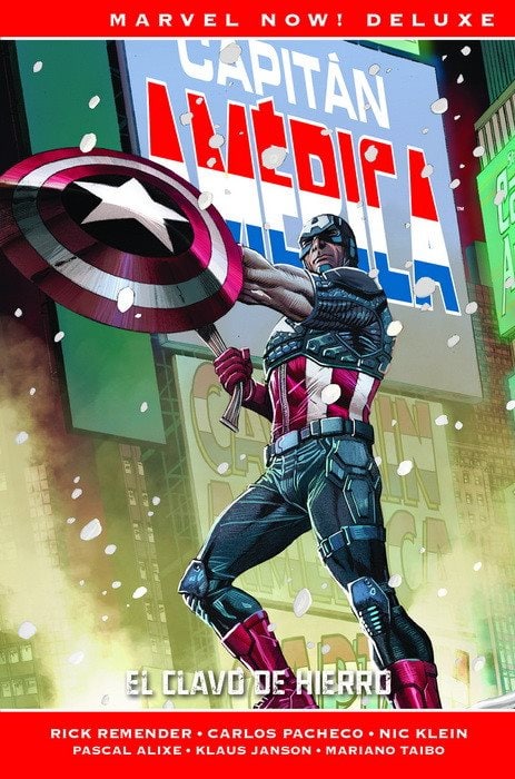 Portada ampliada de MARVEL NOW! DELUXE CAPITAN AMERICA EL CLAVO DE HIERRO